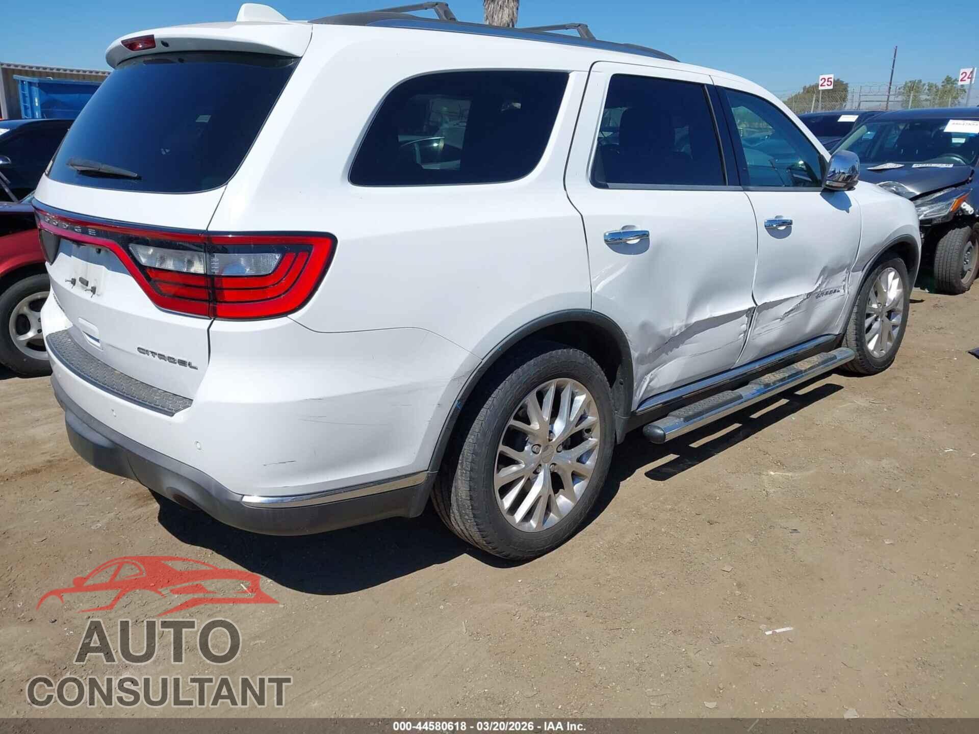 DODGE DURANGO 2015 - 1C4RDHEG4FC766112
