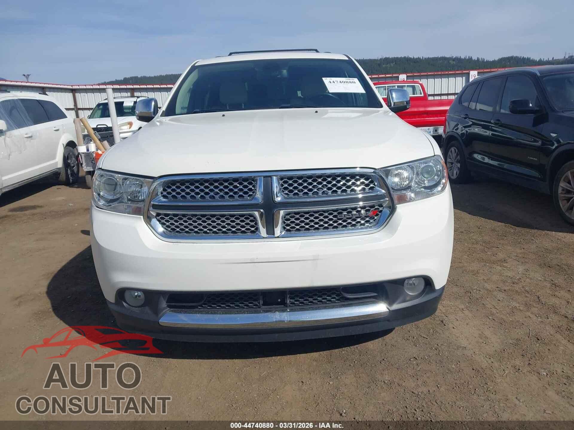 DODGE DURANGO 2012 - 1C4SDJET3CC282921