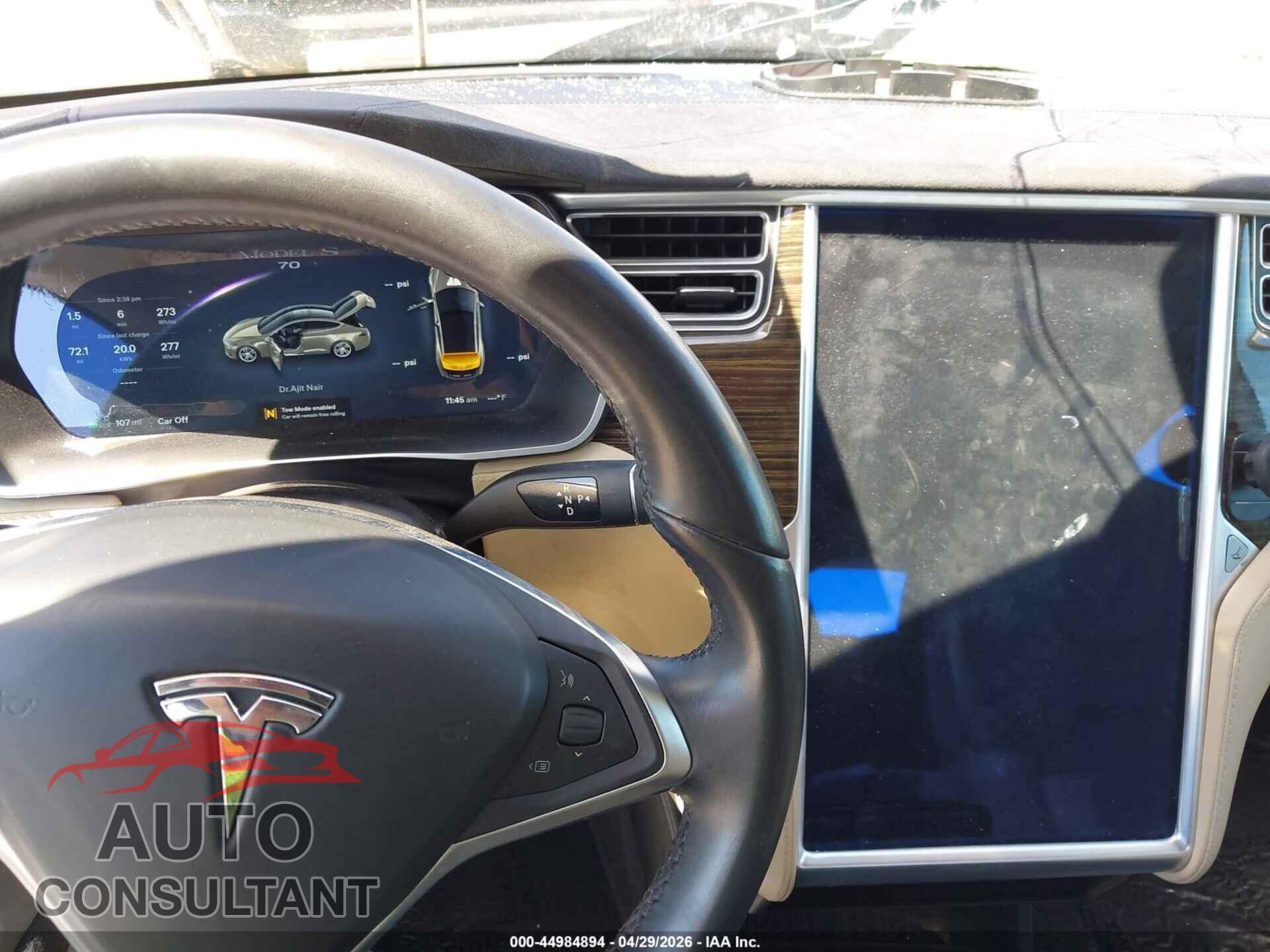 TESLA MODEL S 2015 - 5YJSA1E13FF120091