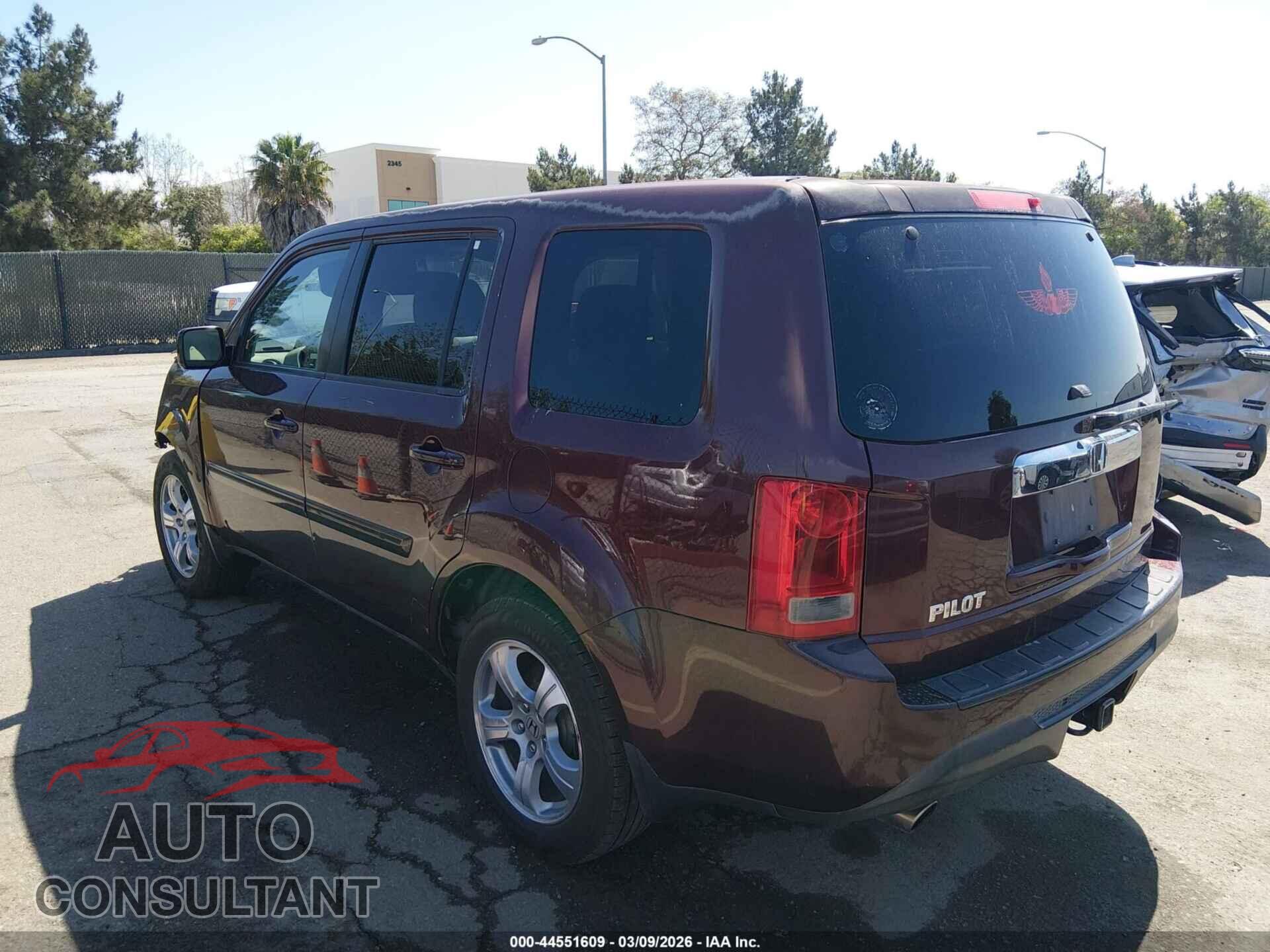 HONDA PILOT 2013 - 5FNYF3H40DB002378
