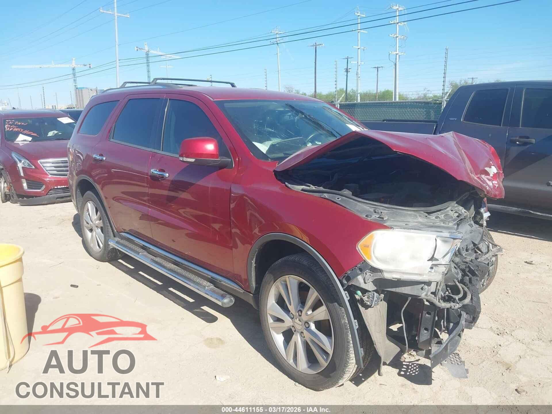 DODGE DURANGO 2013 - 1C4RDHDG3DC617382