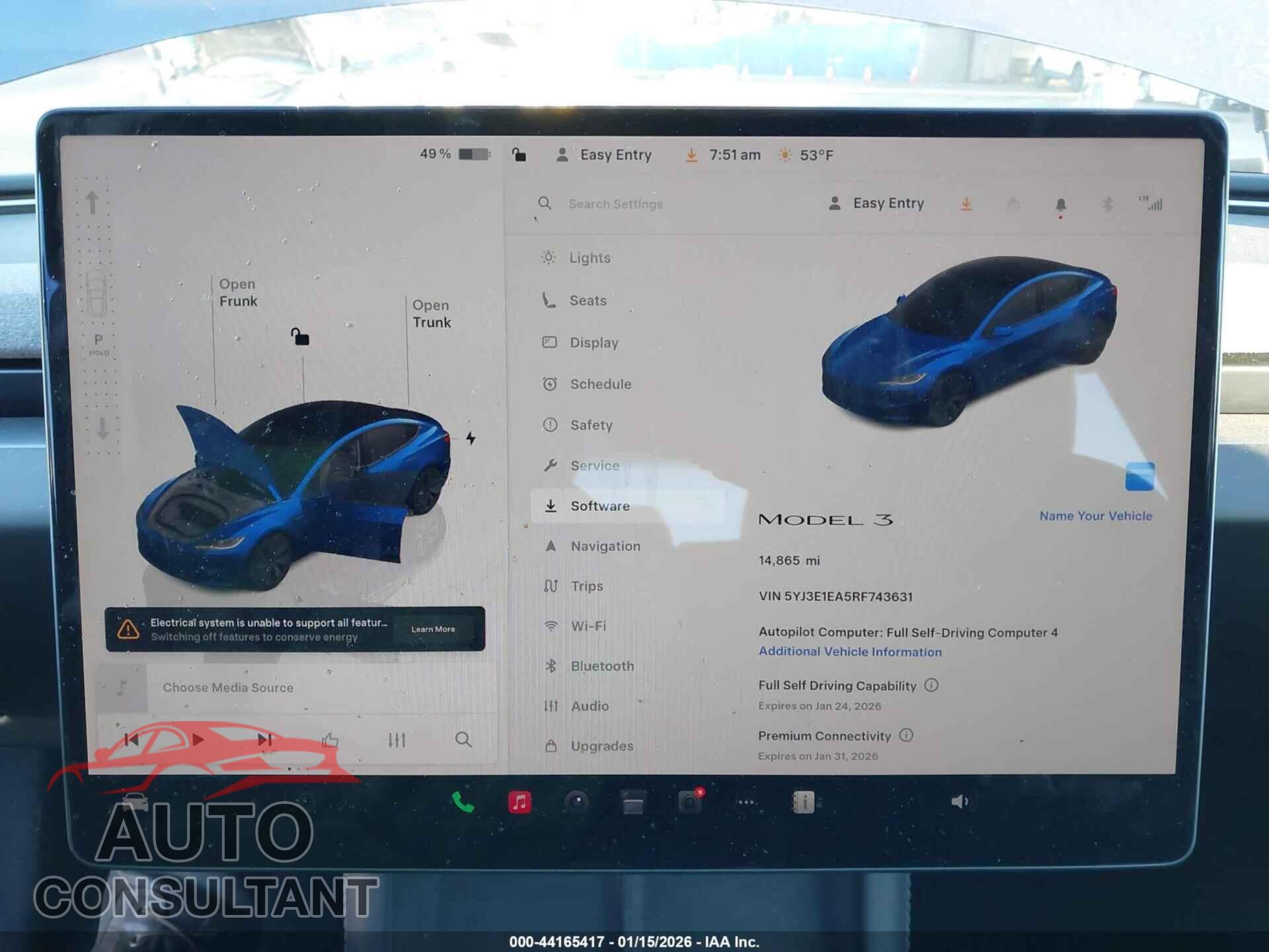 TESLA MODEL 3 2024 - 5YJ3E1EA5RF743631