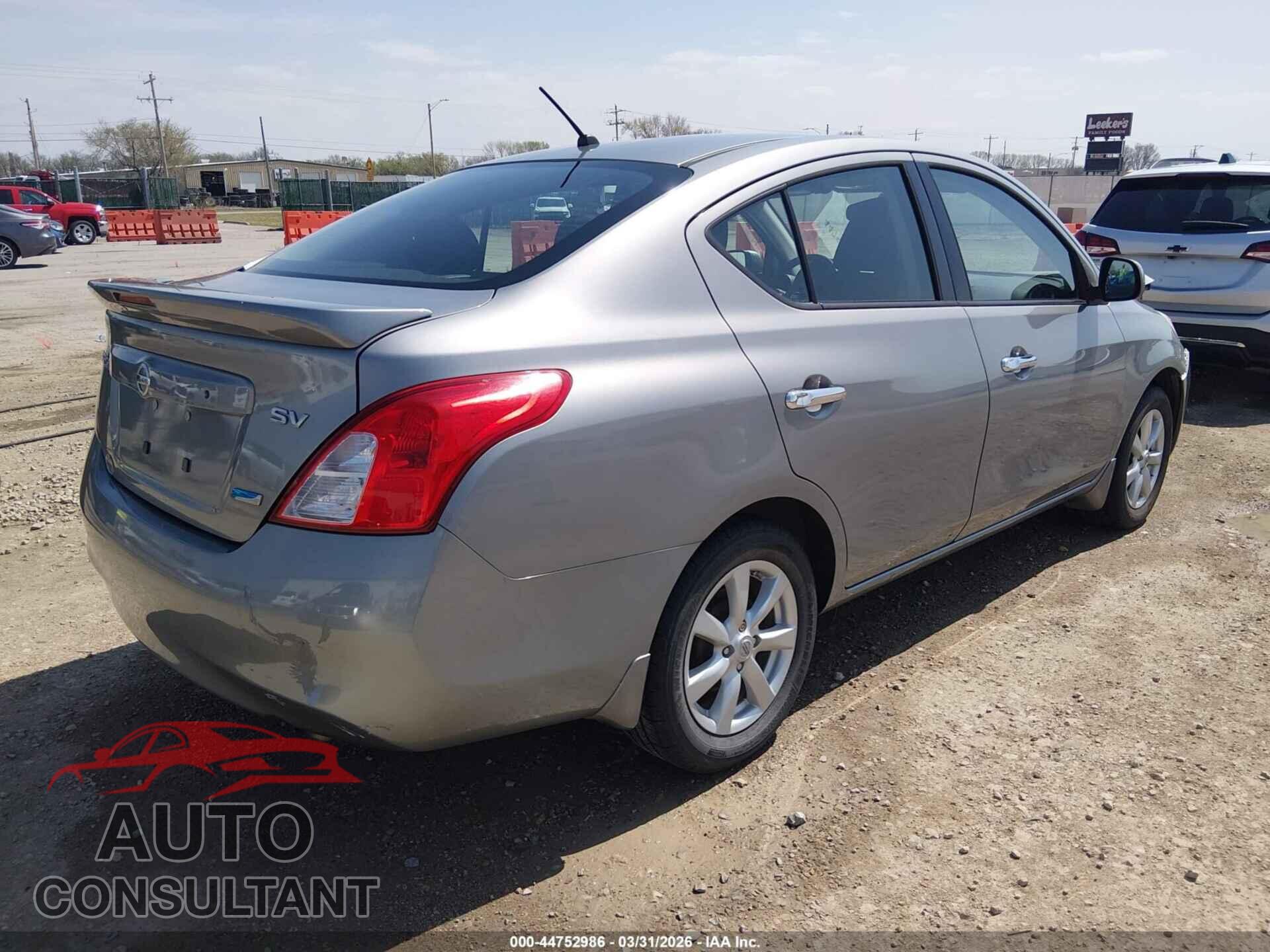 NISSAN VERSA 2014 - 3N1CN7AP3EL856487