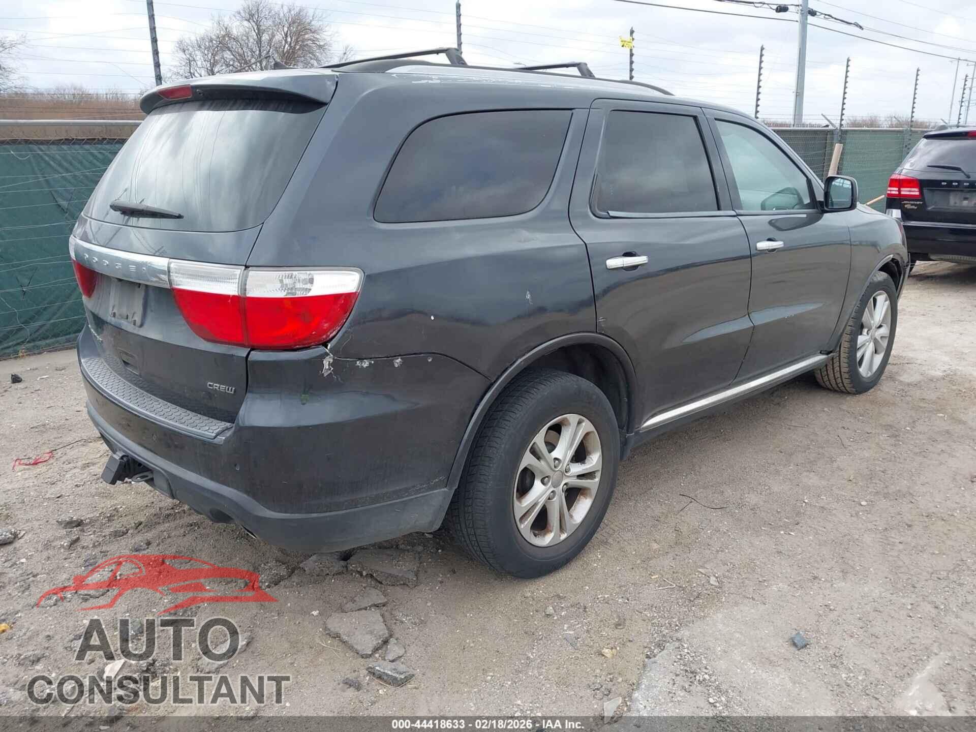 DODGE DURANGO 2013 - 1C4RDHDG0DC598063