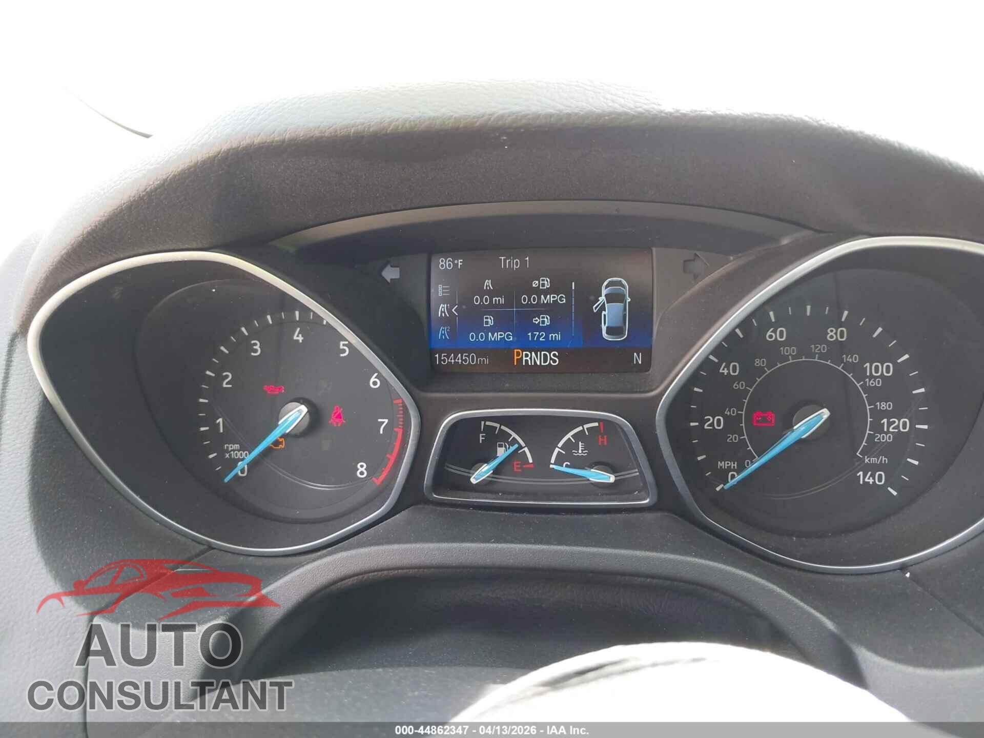 FORD FOCUS 2017 - 1FADP3M29HL261749