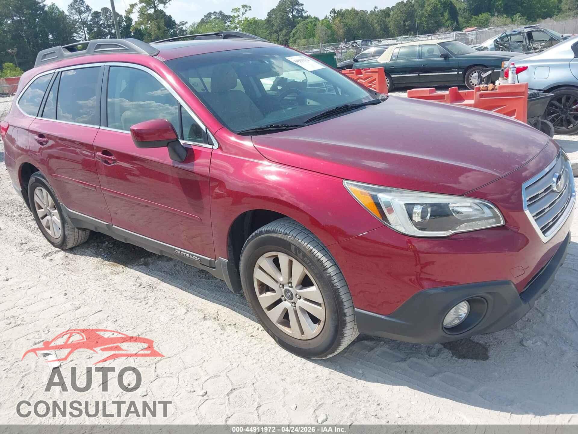 SUBARU OUTBACK 2016 - 4S4BSBDC7G3243652