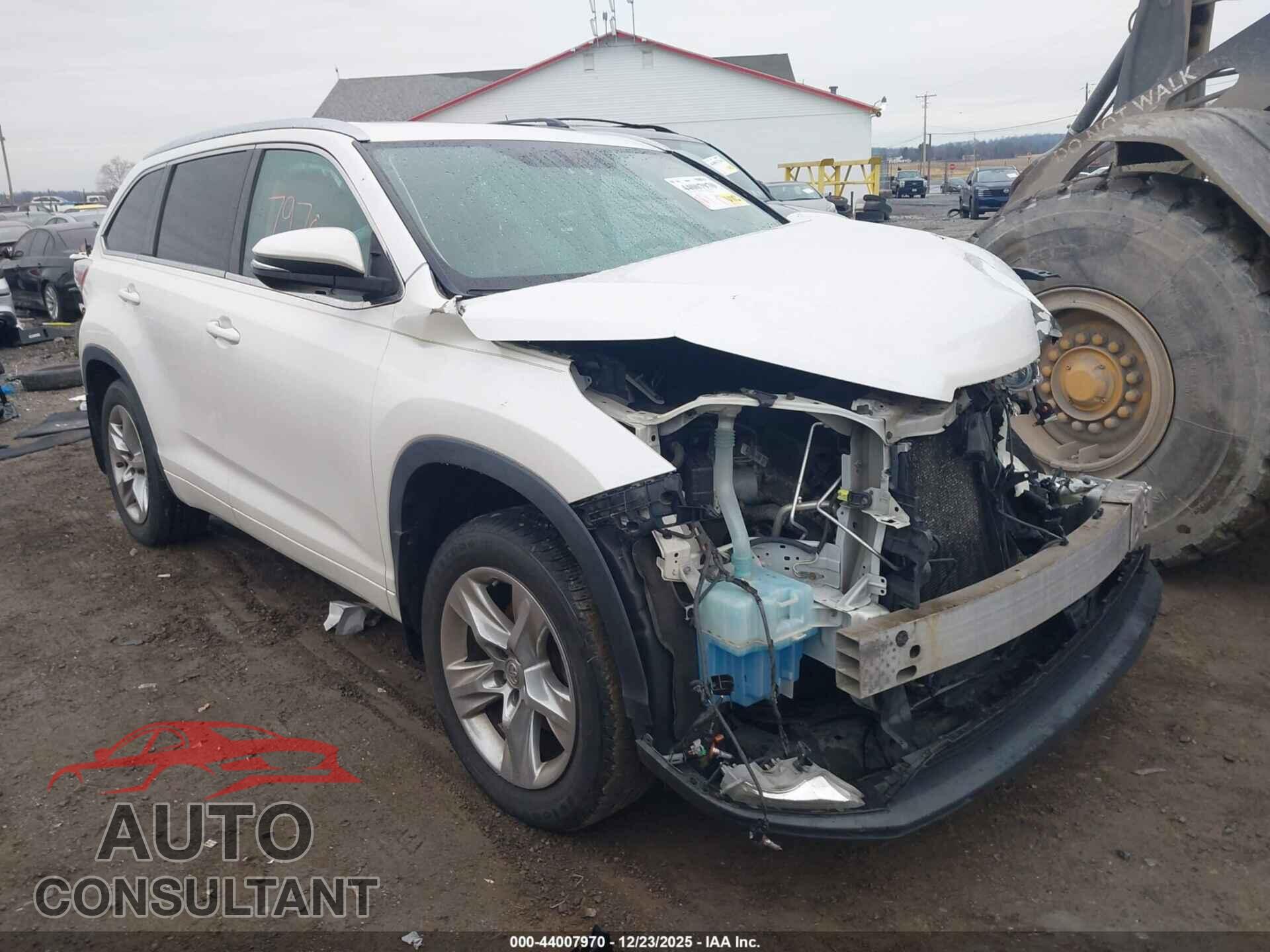 TOYOTA HIGHLANDER 2014 - 5TDDKRFH2ES029016