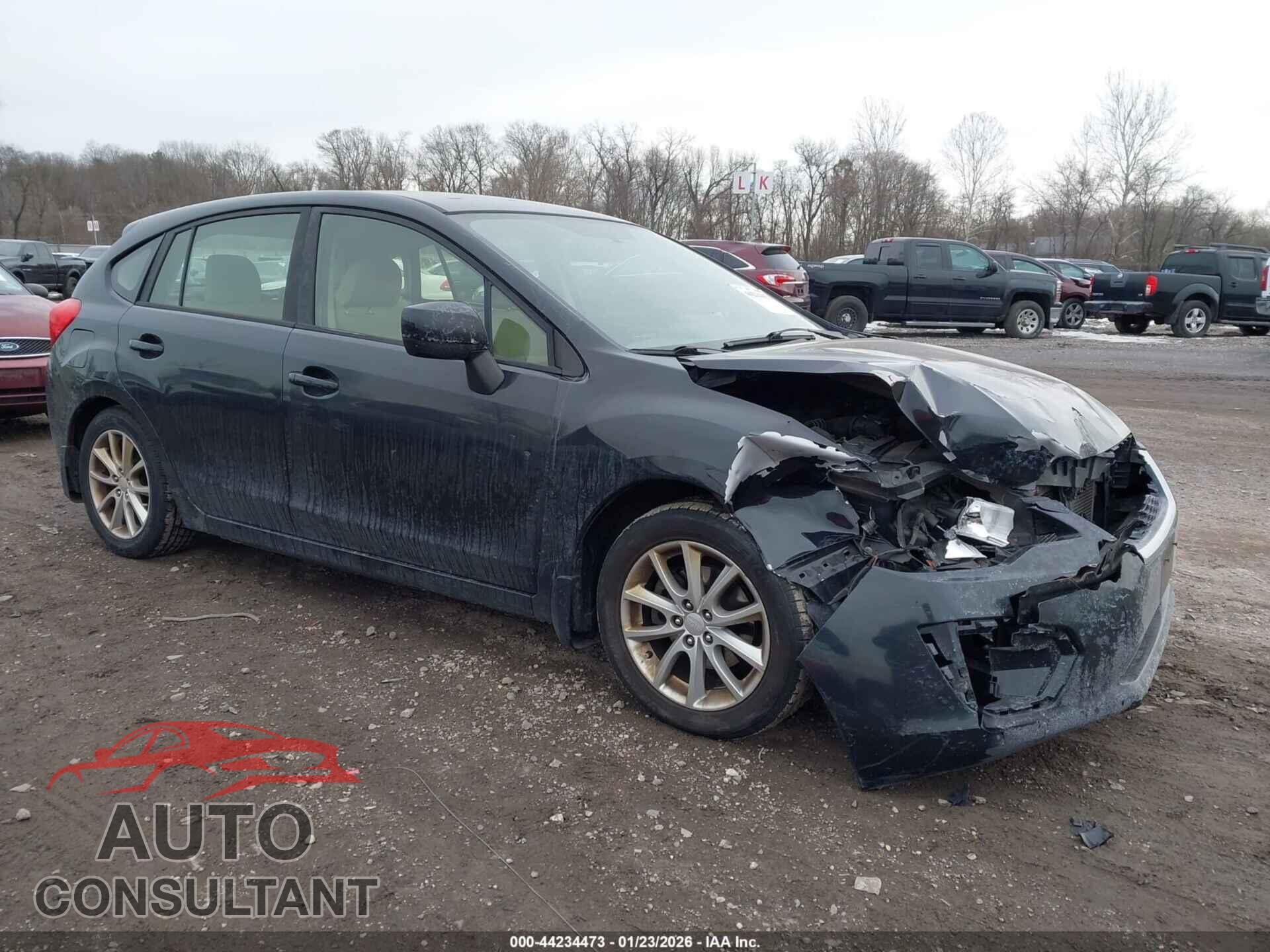 SUBARU IMPREZA 2012 - JF1GPAB66CH243924