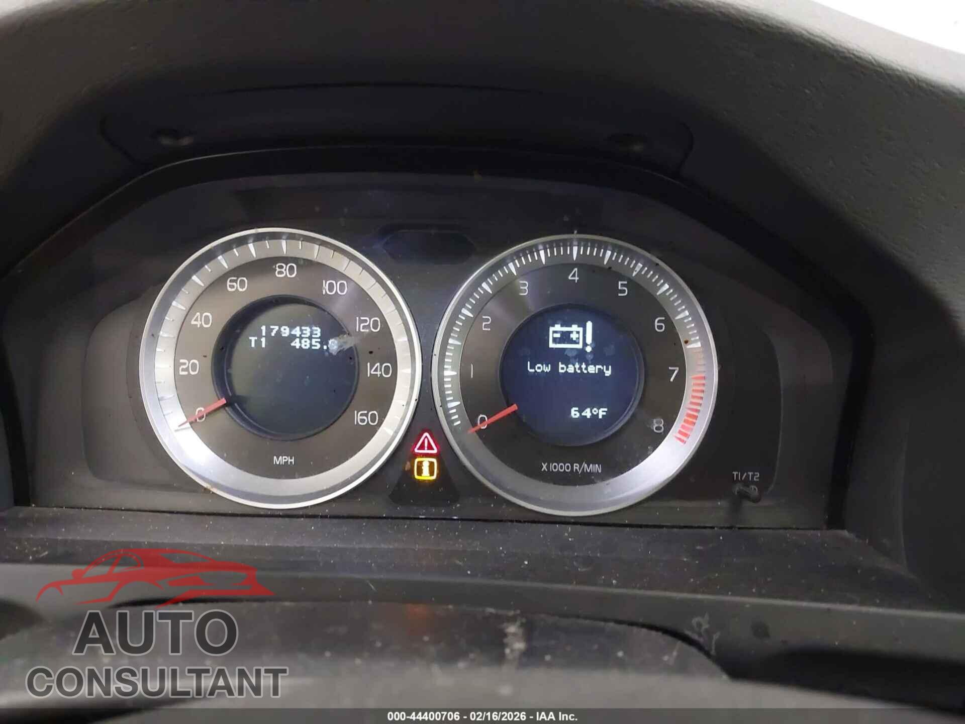 VOLVO S60 2013 - YV1612FH7D2177276