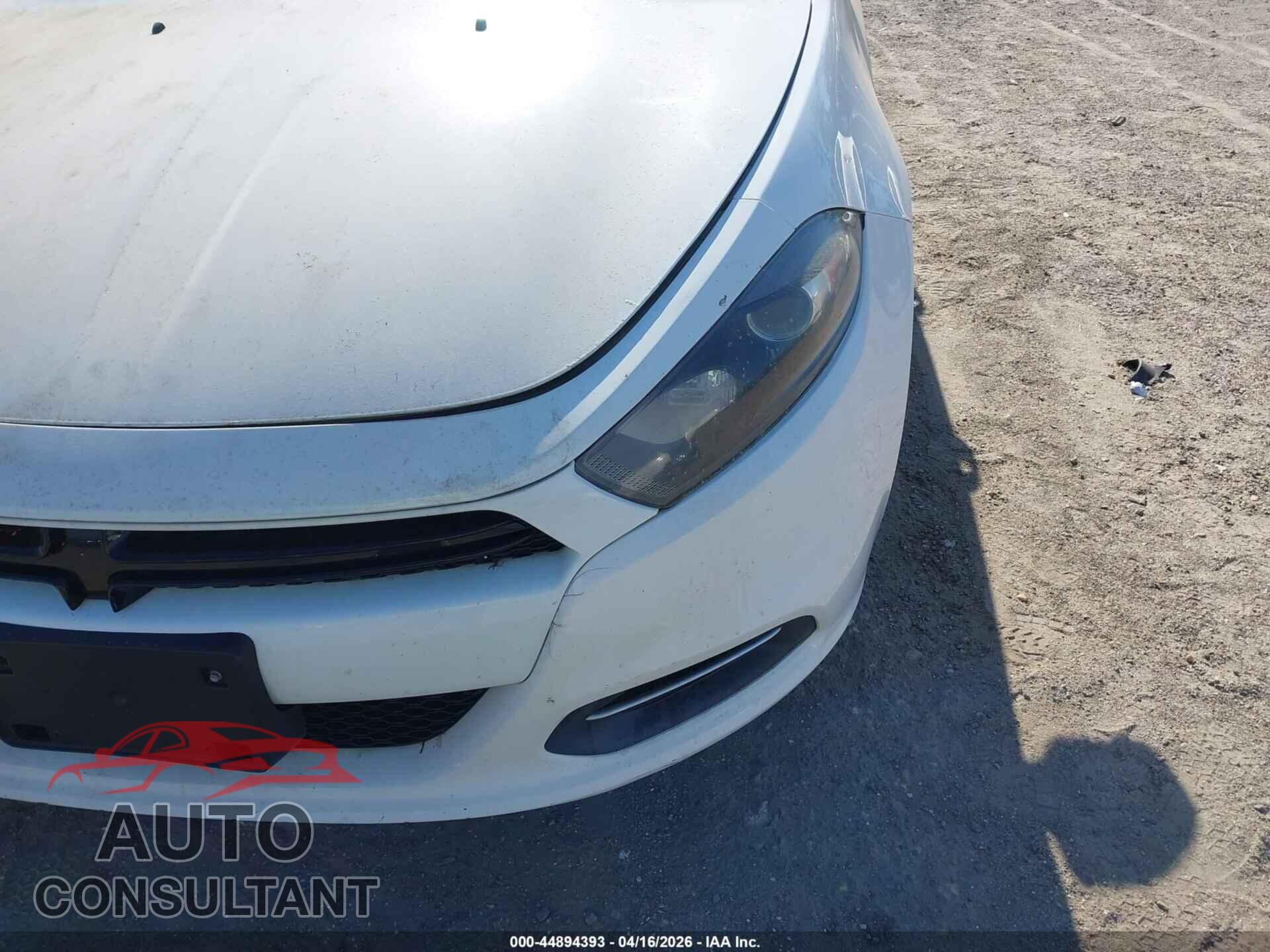 DODGE DART 2015 - 1C3CDFBB1FD192988