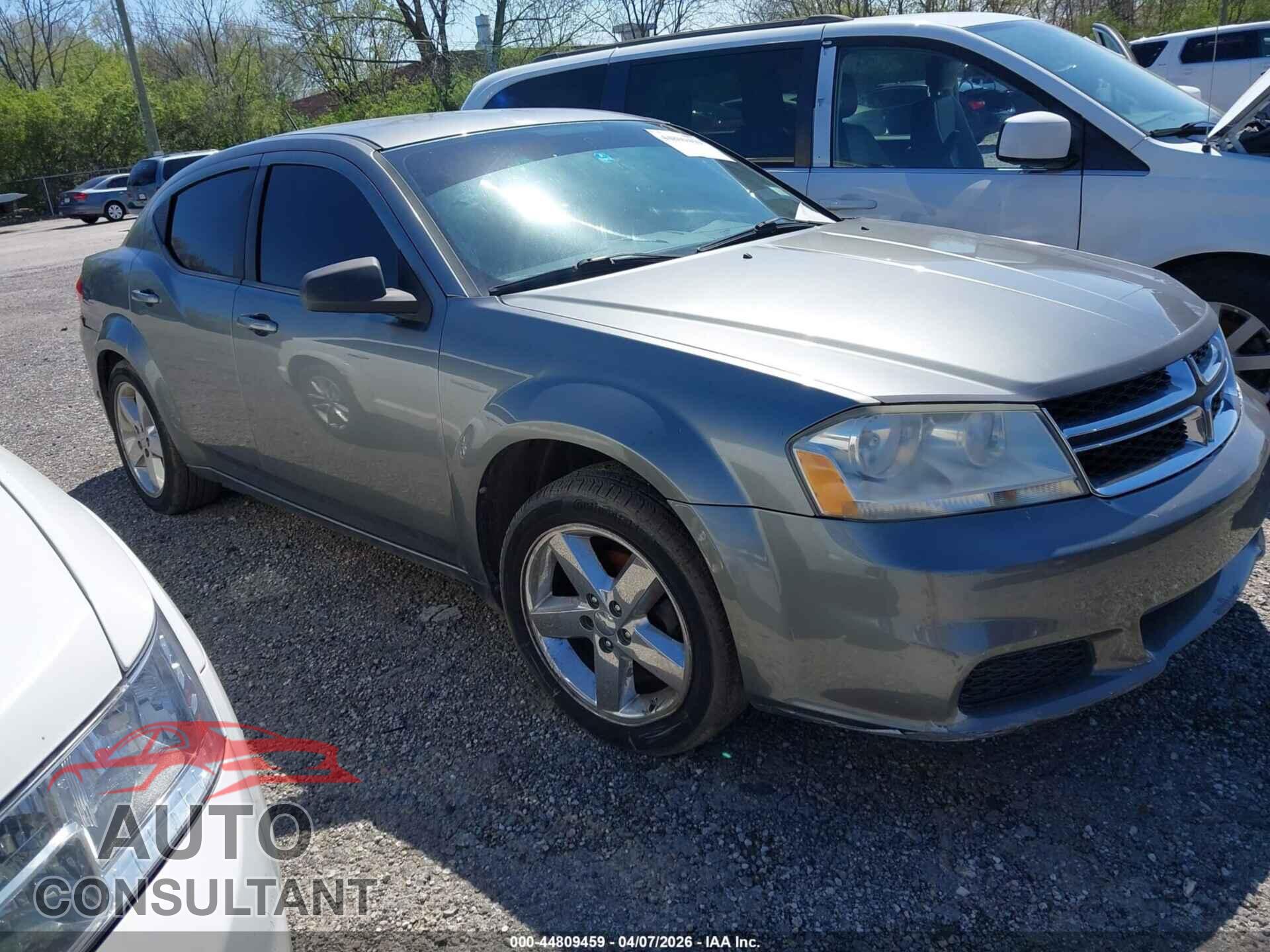 DODGE AVENGER 2013 - 1C3CDZAB0DN710504