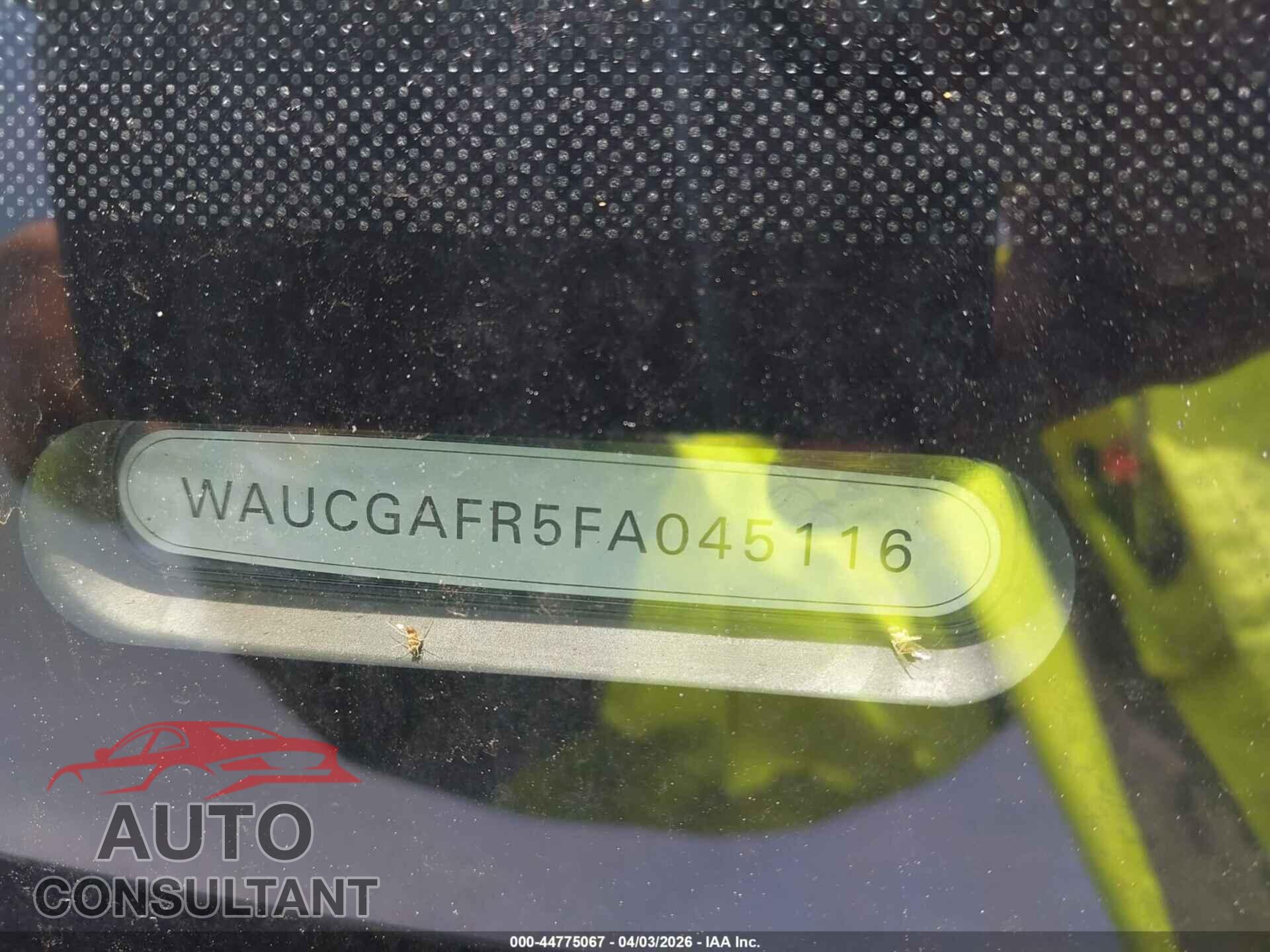 AUDI S5 2015 - WAUCGAFR5FA045116