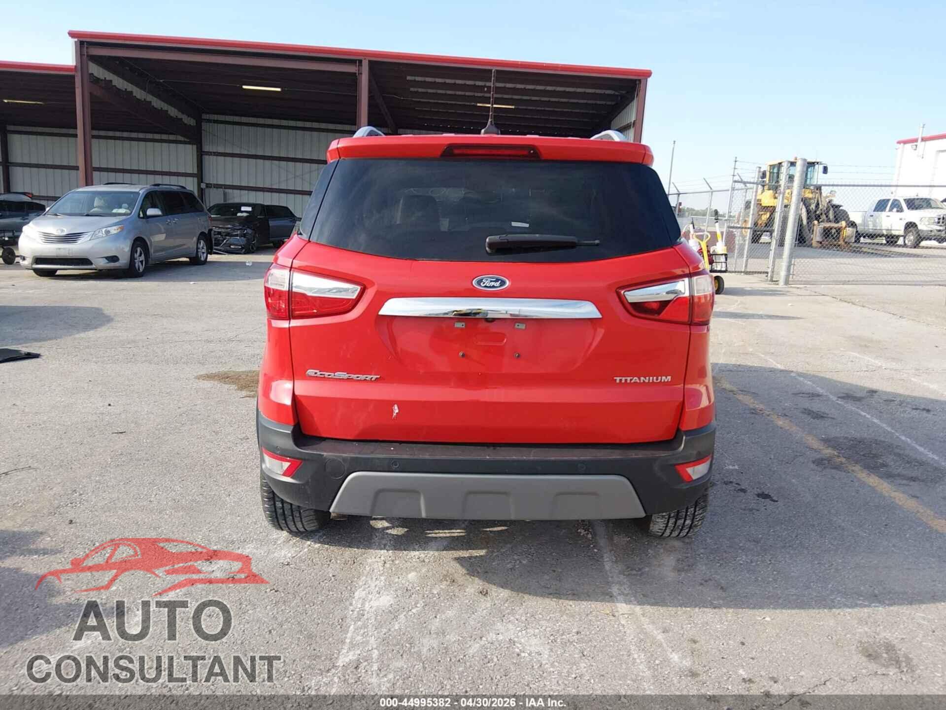 FORD ECOSPORT 2019 - MAJ6S3KL1KC296540
