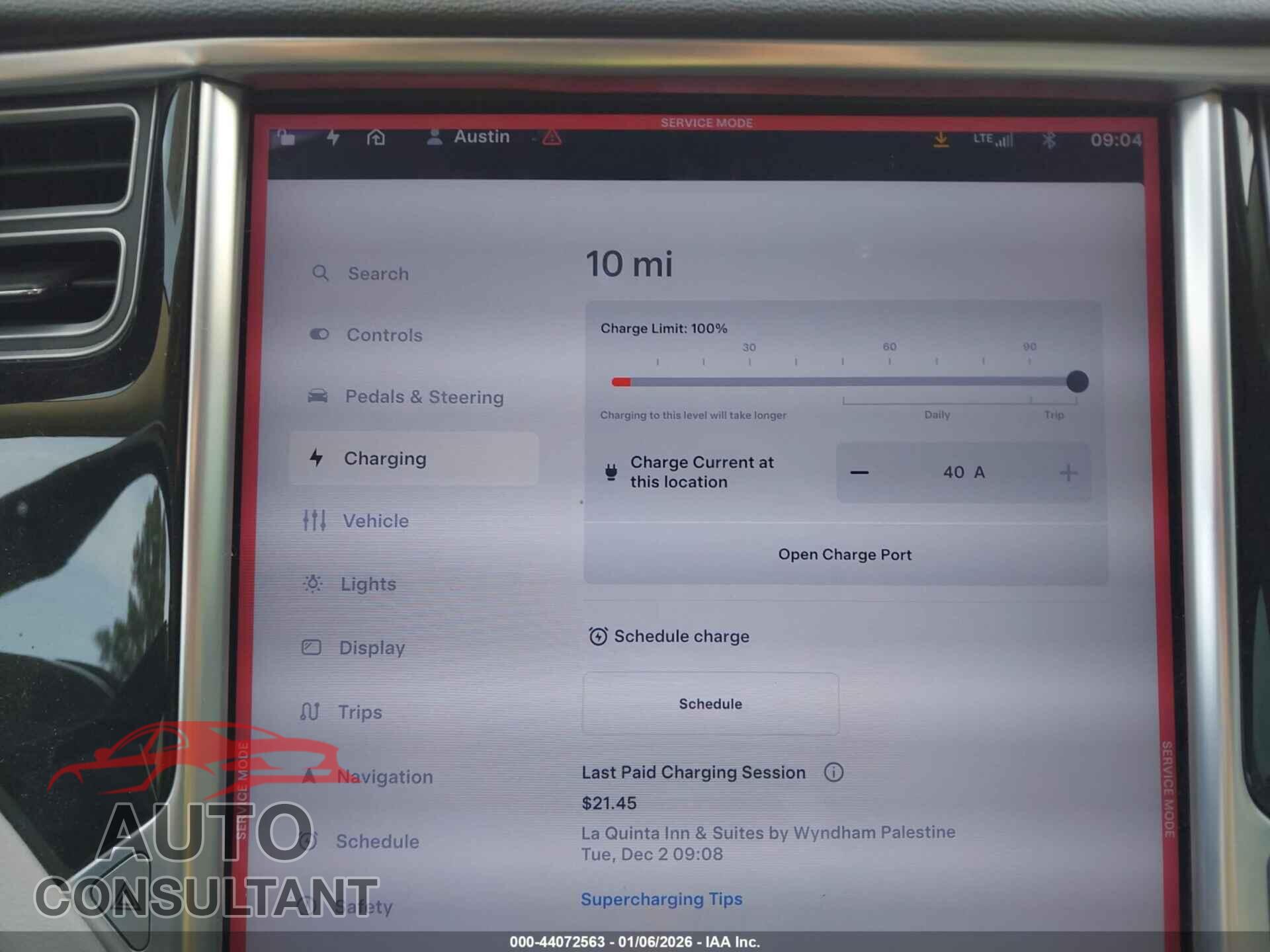 TESLA MODEL S 2014 - 5YJSA1H17EFP36600