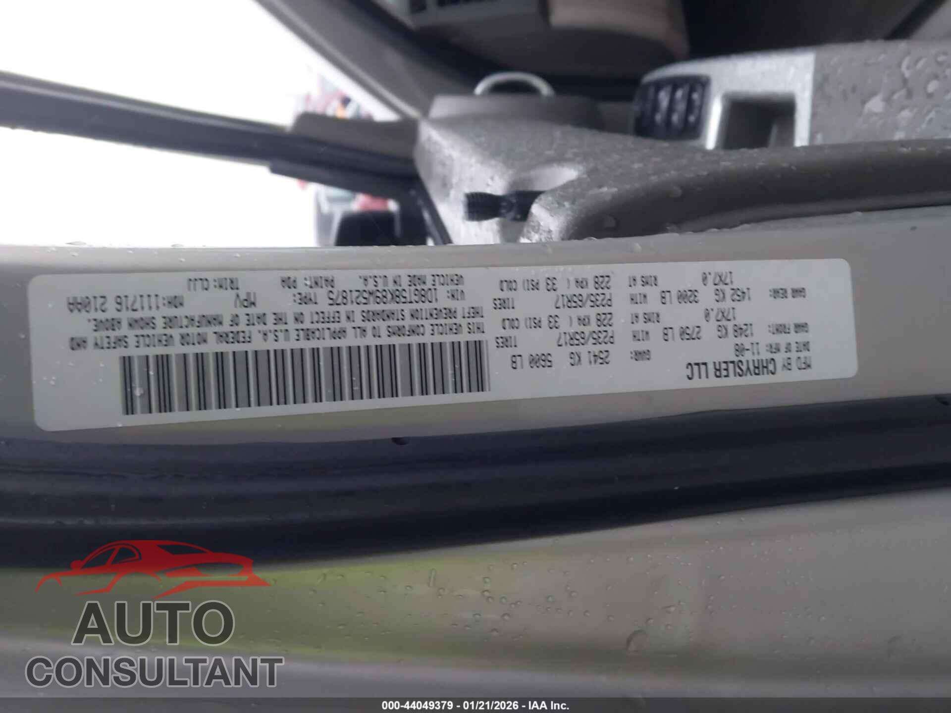 DODGE NITRO 2009 - 1D8GT58K89W521875