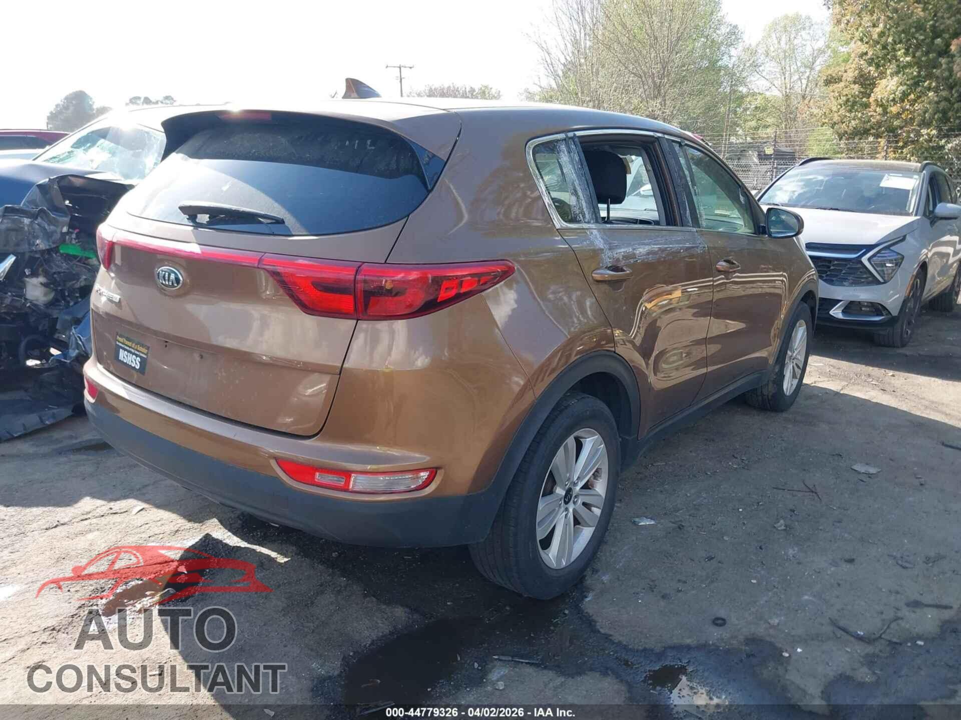 KIA SPORTAGE 2017 - KNDPM3AC3H7080152