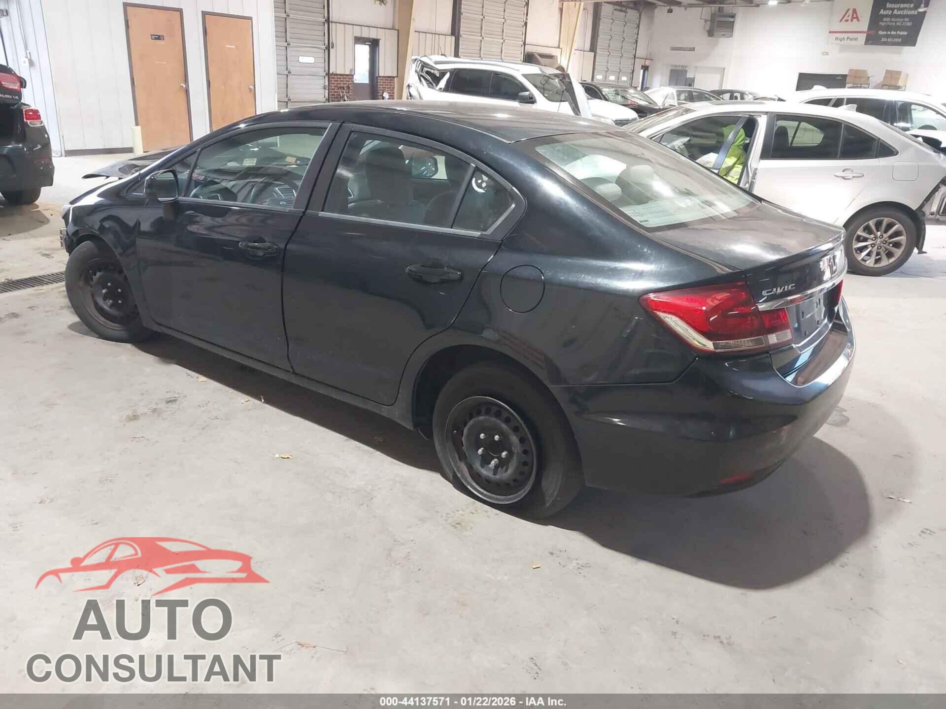 HONDA CIVIC 2013 - 19XFB2F59DE265032
