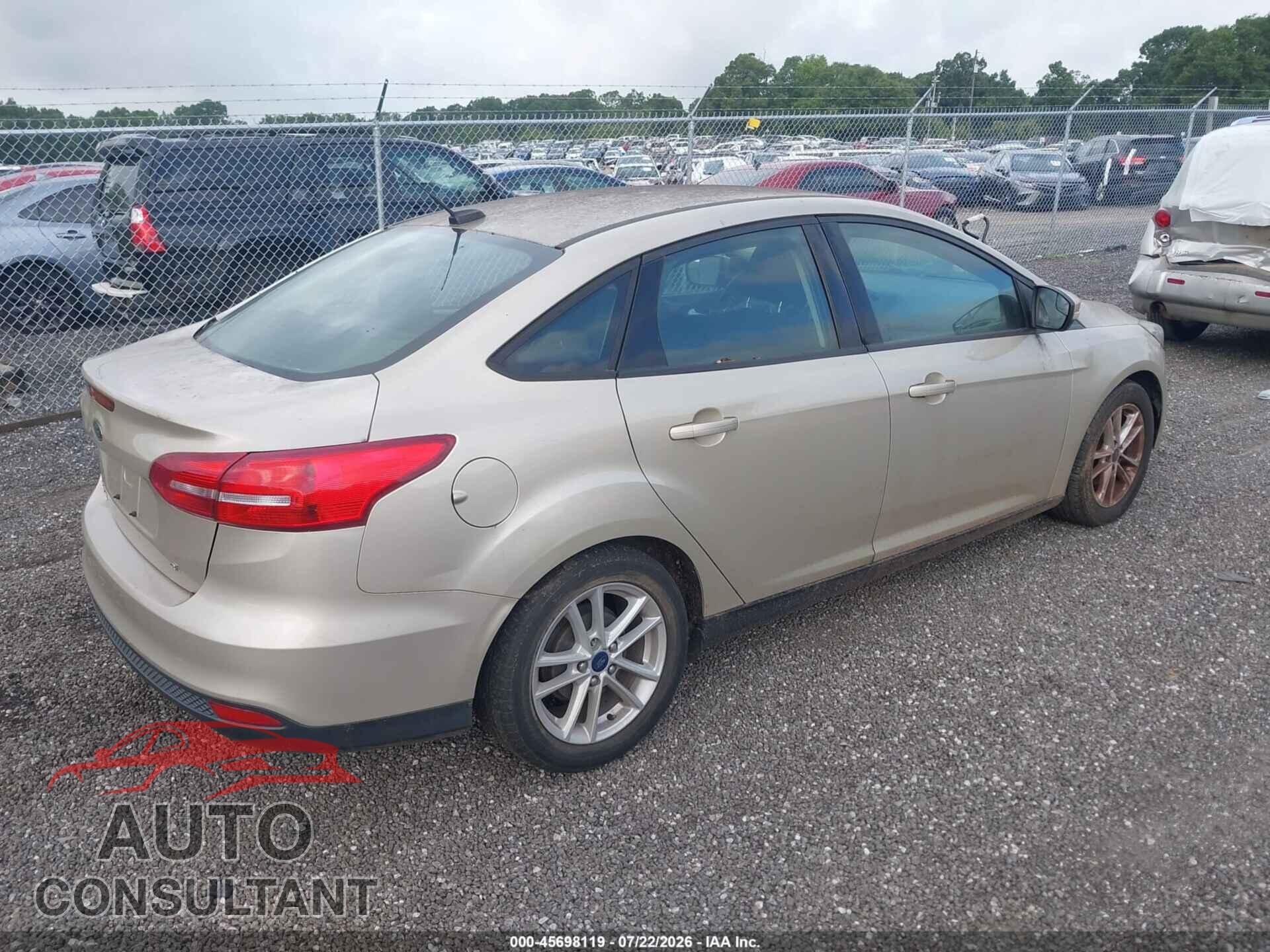 FORD FOCUS 2017 - 1FADP3F2XHL294112