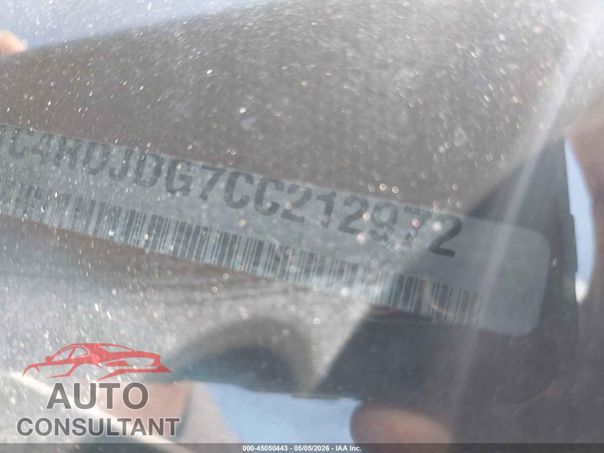 DODGE DURANGO 2012 - 1C4RDJDG7CC212972