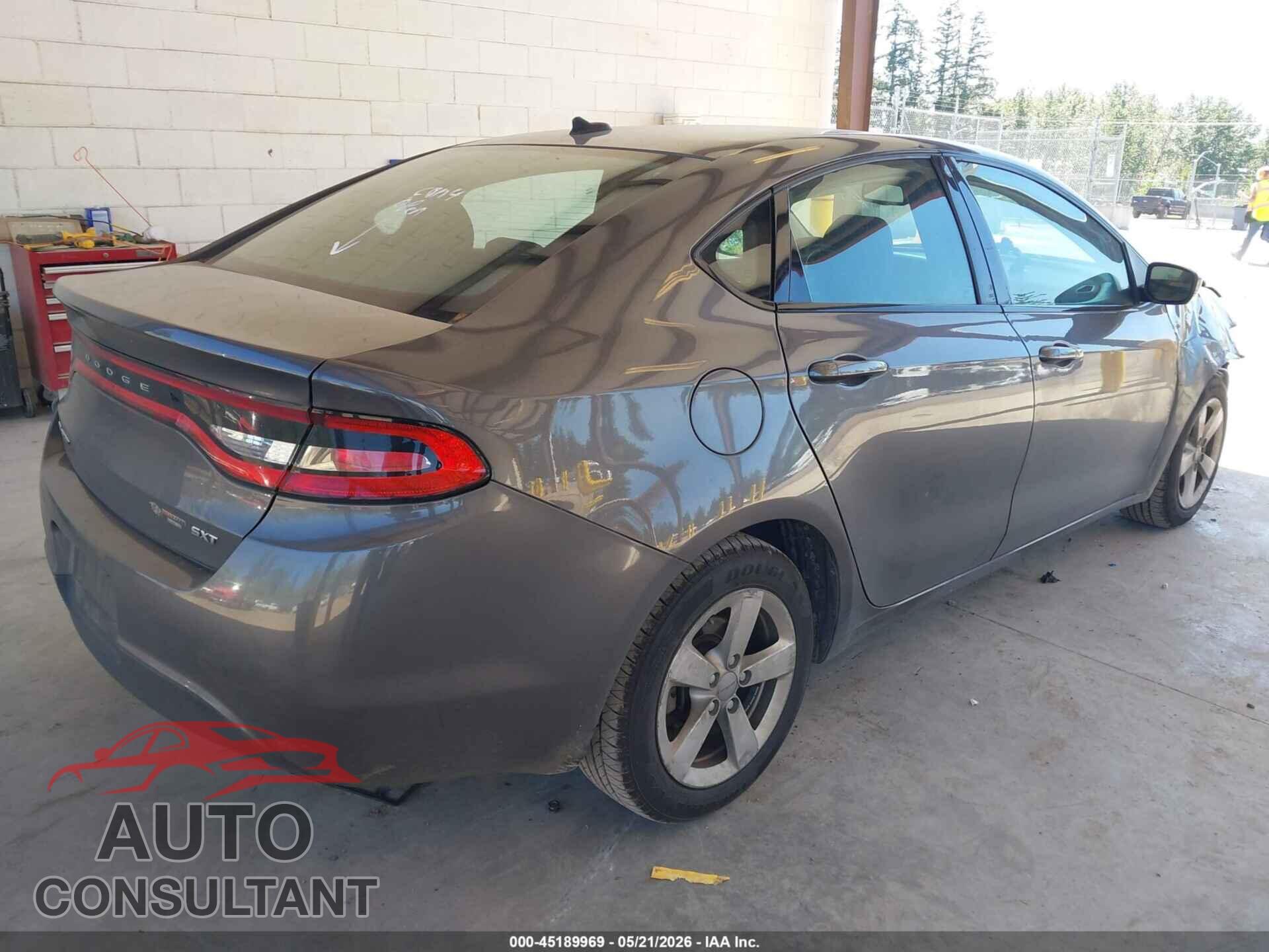 DODGE DART 2015 - 1C3CDFBB5FD330256