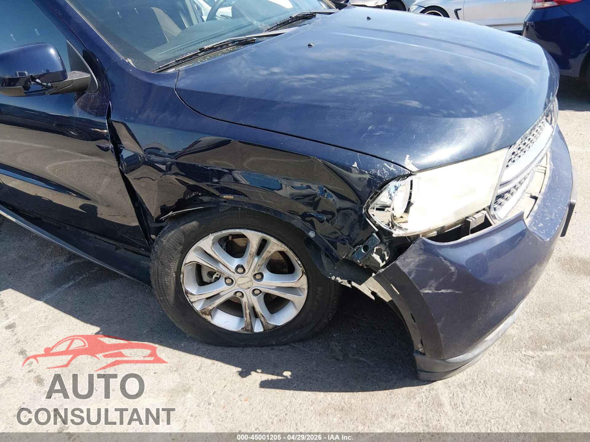 DODGE DURANGO 2013 - 1C4RDHAGXDC678197