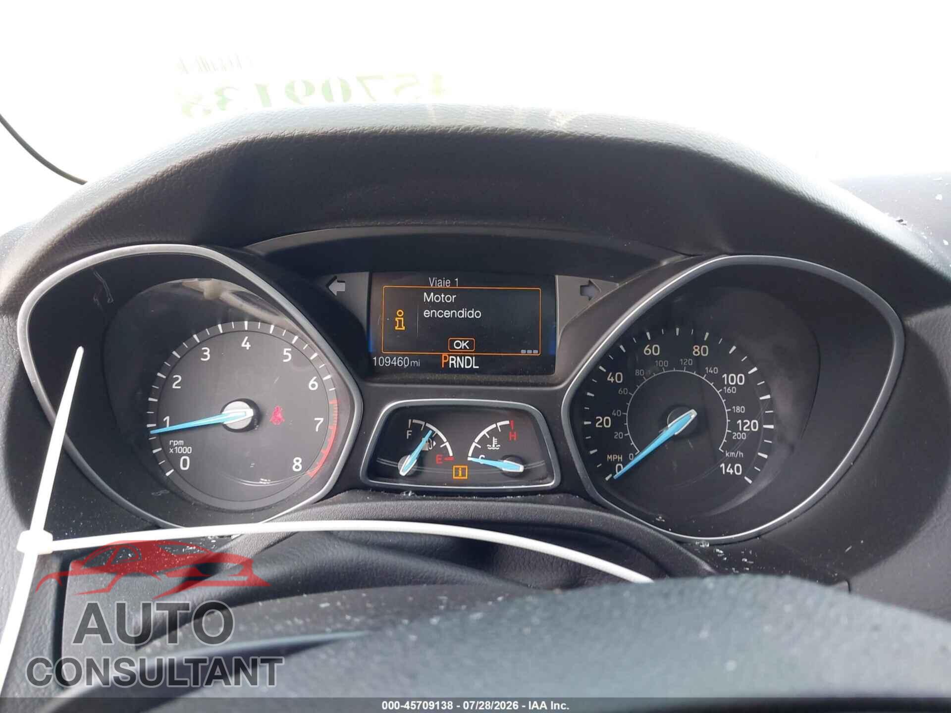 FORD FOCUS 2016 - 1FADP3E24GL305721