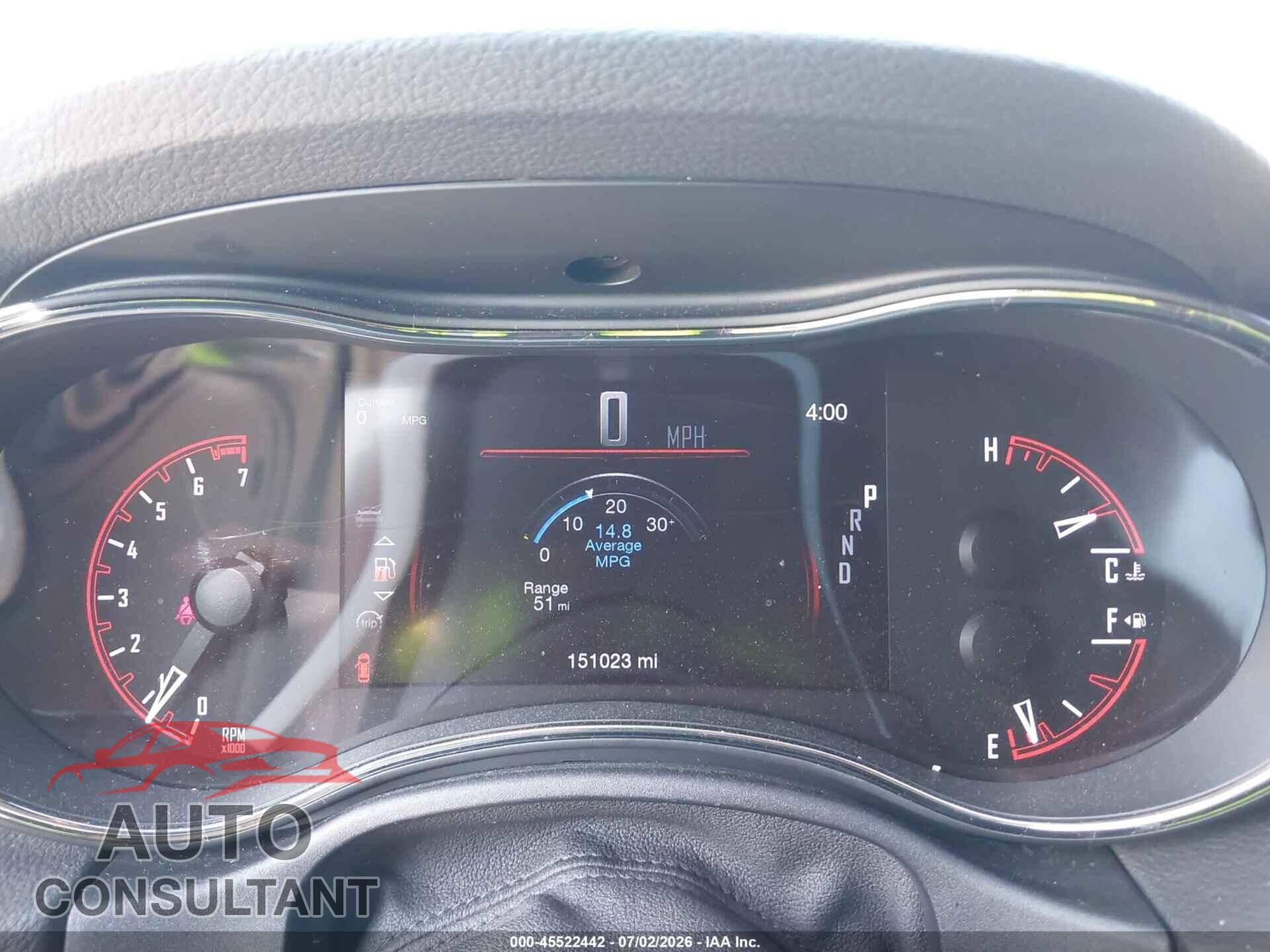 DODGE DURANGO 2018 - 1C4RDJDG9JC115611