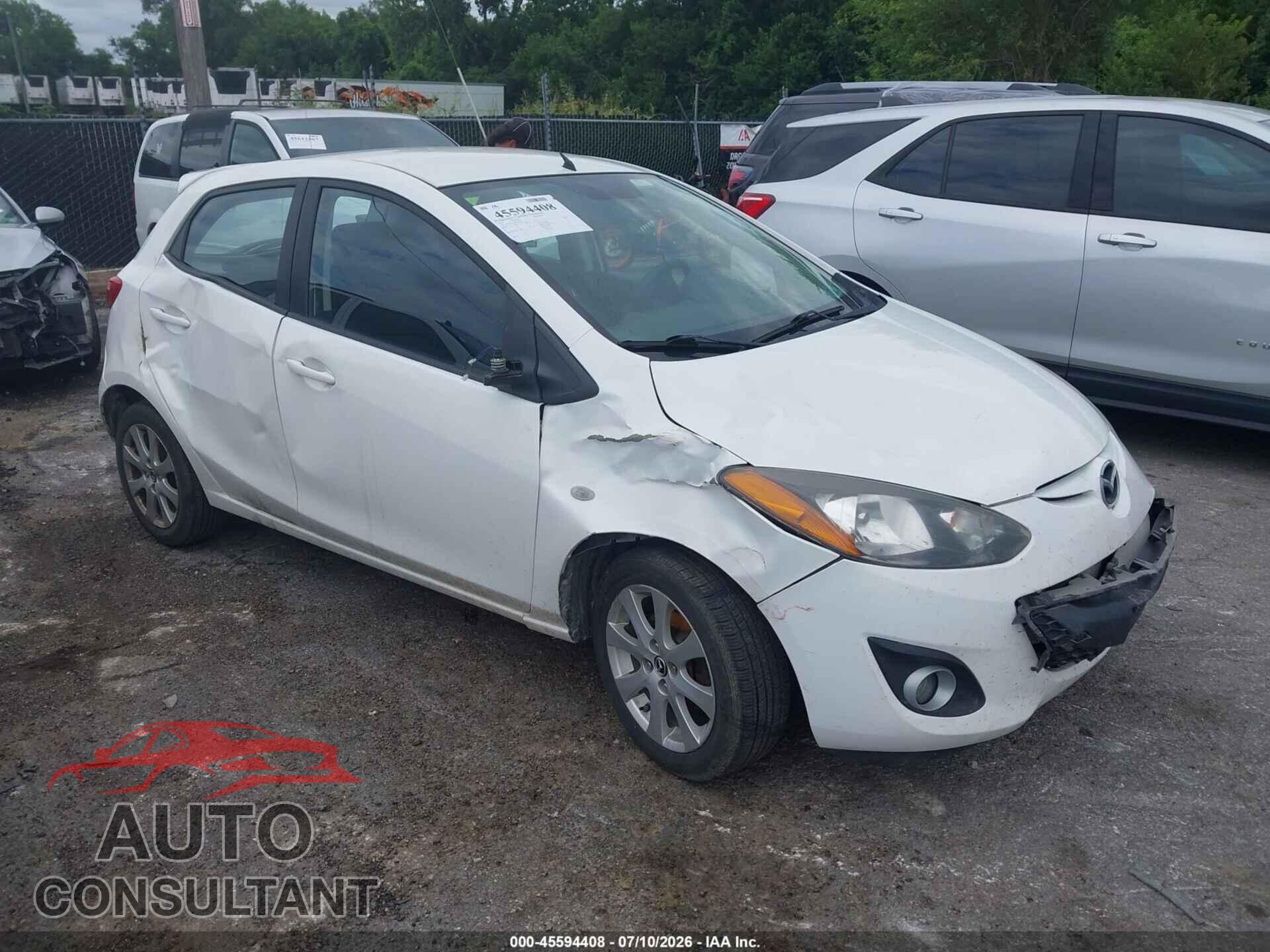 MAZDA MAZDA2 2013 - JM1DE1LY5D0161427