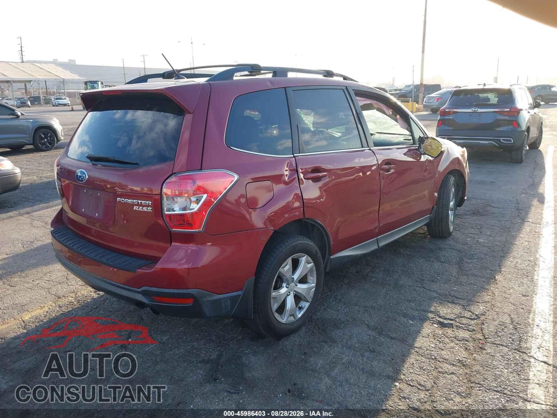 SUBARU FORESTER 2014 - JF2SJAHC8EH544752