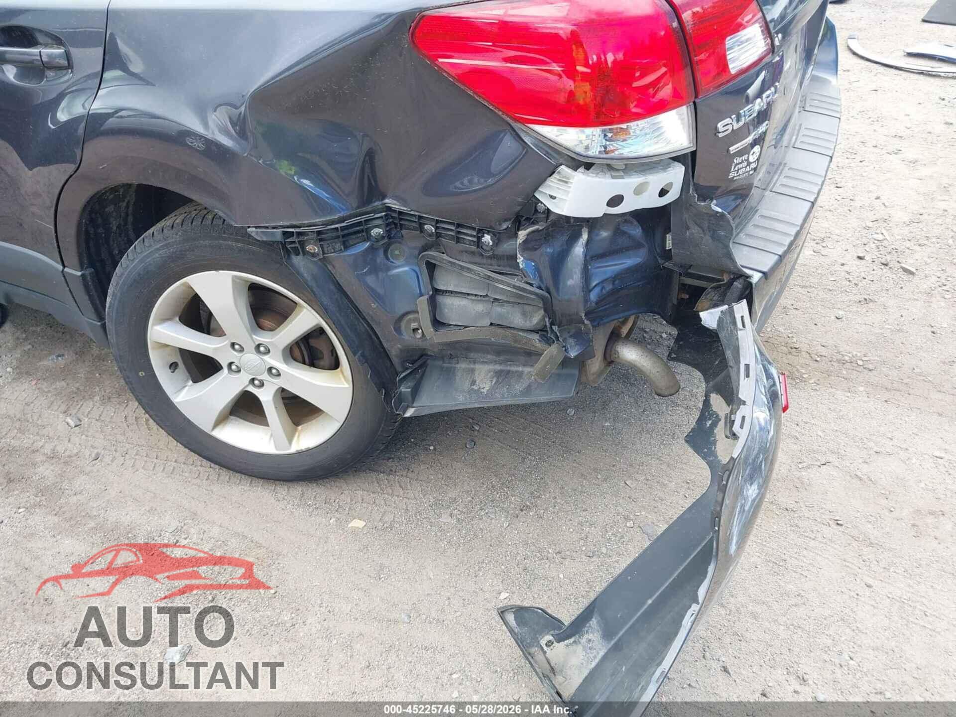 SUBARU OUTBACK 2013 - 4S4BRBGC0D3214416