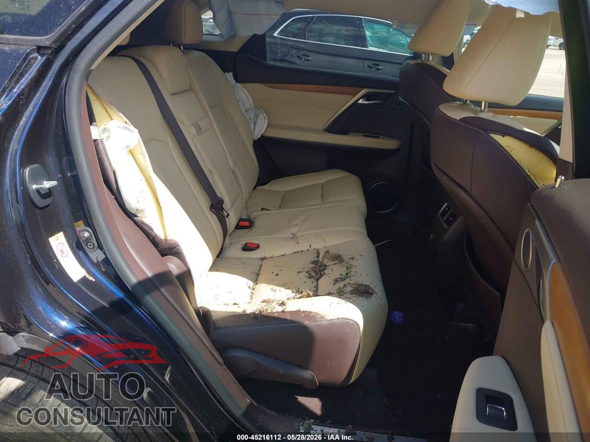 LEXUS RX 350 2018 - 2T2BZMCA3JC155249