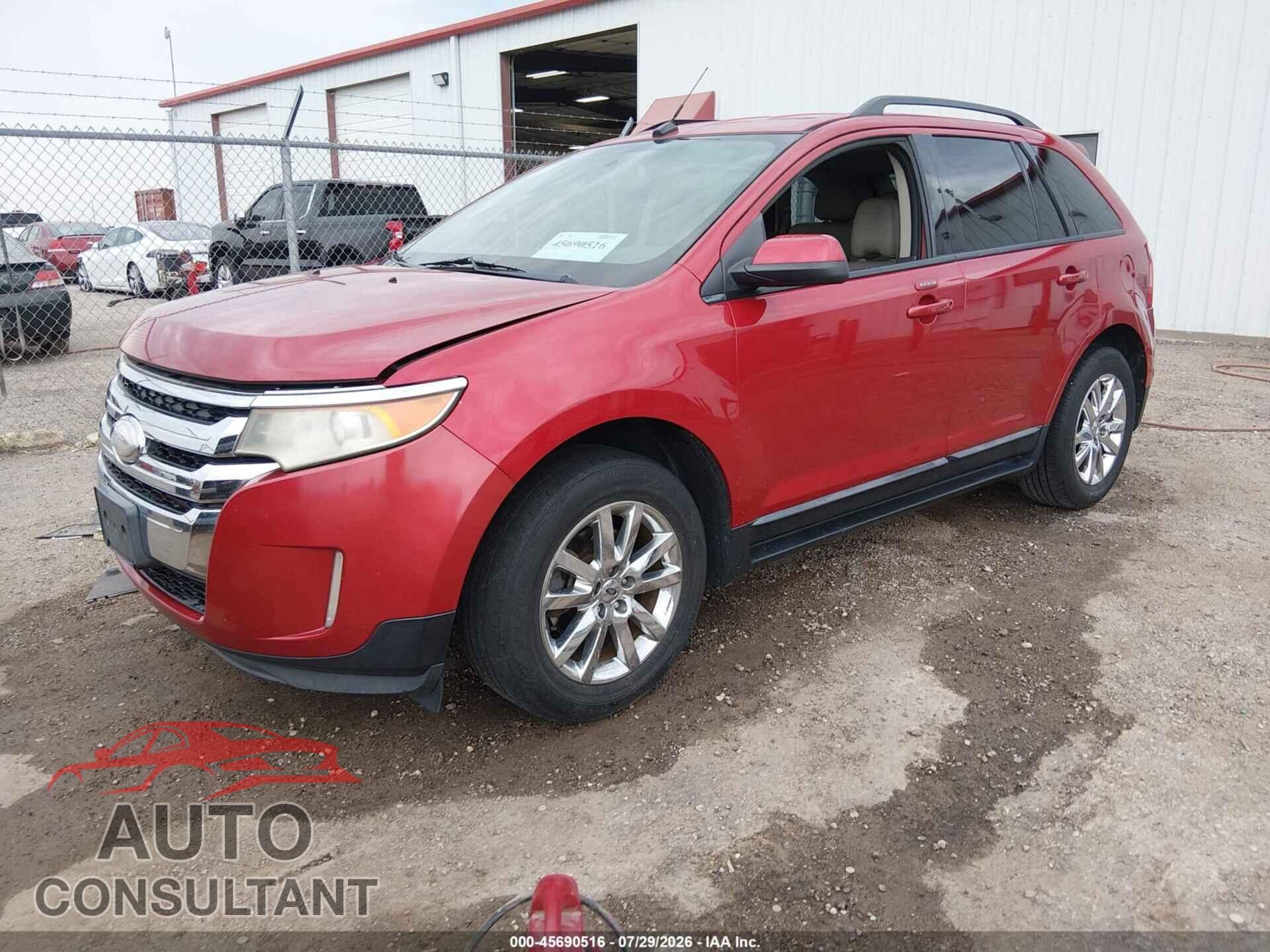 FORD EDGE 2012 - 2FMDK3J93CBA27167