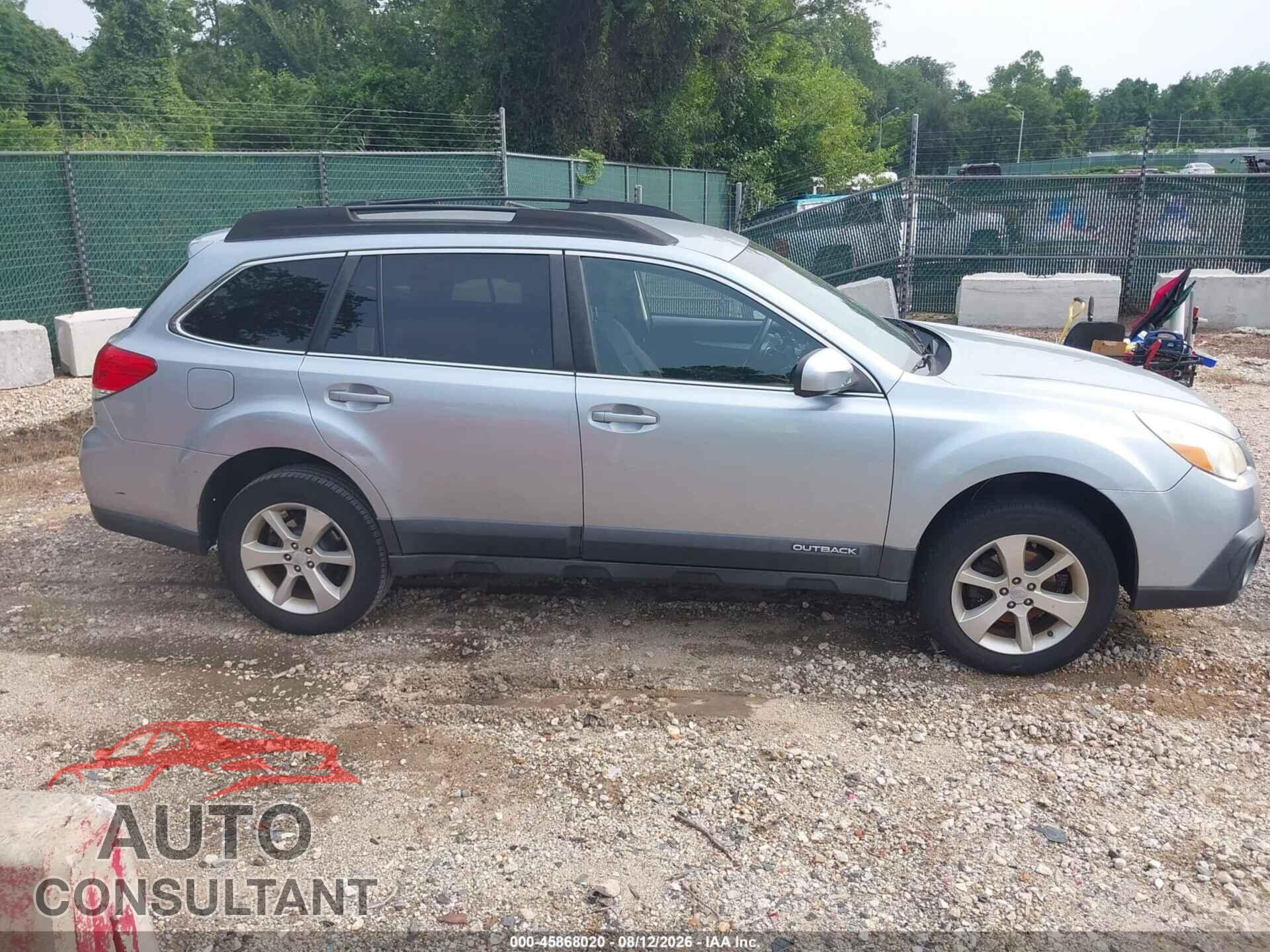 SUBARU OUTBACK 2014 - 4S4BRBCC4E3278532