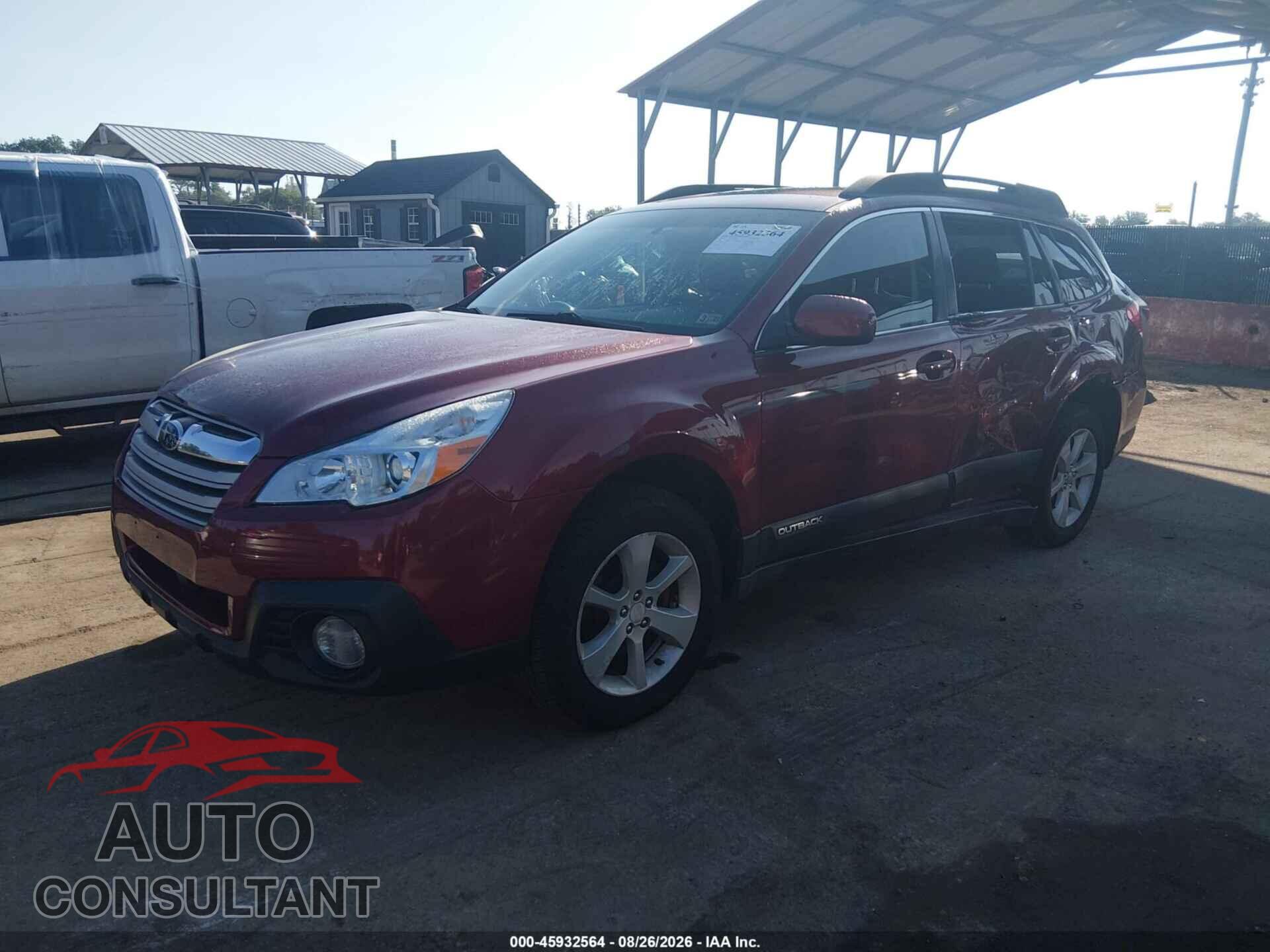 SUBARU OUTBACK 2014 - 4S4BRBCC4E3306507
