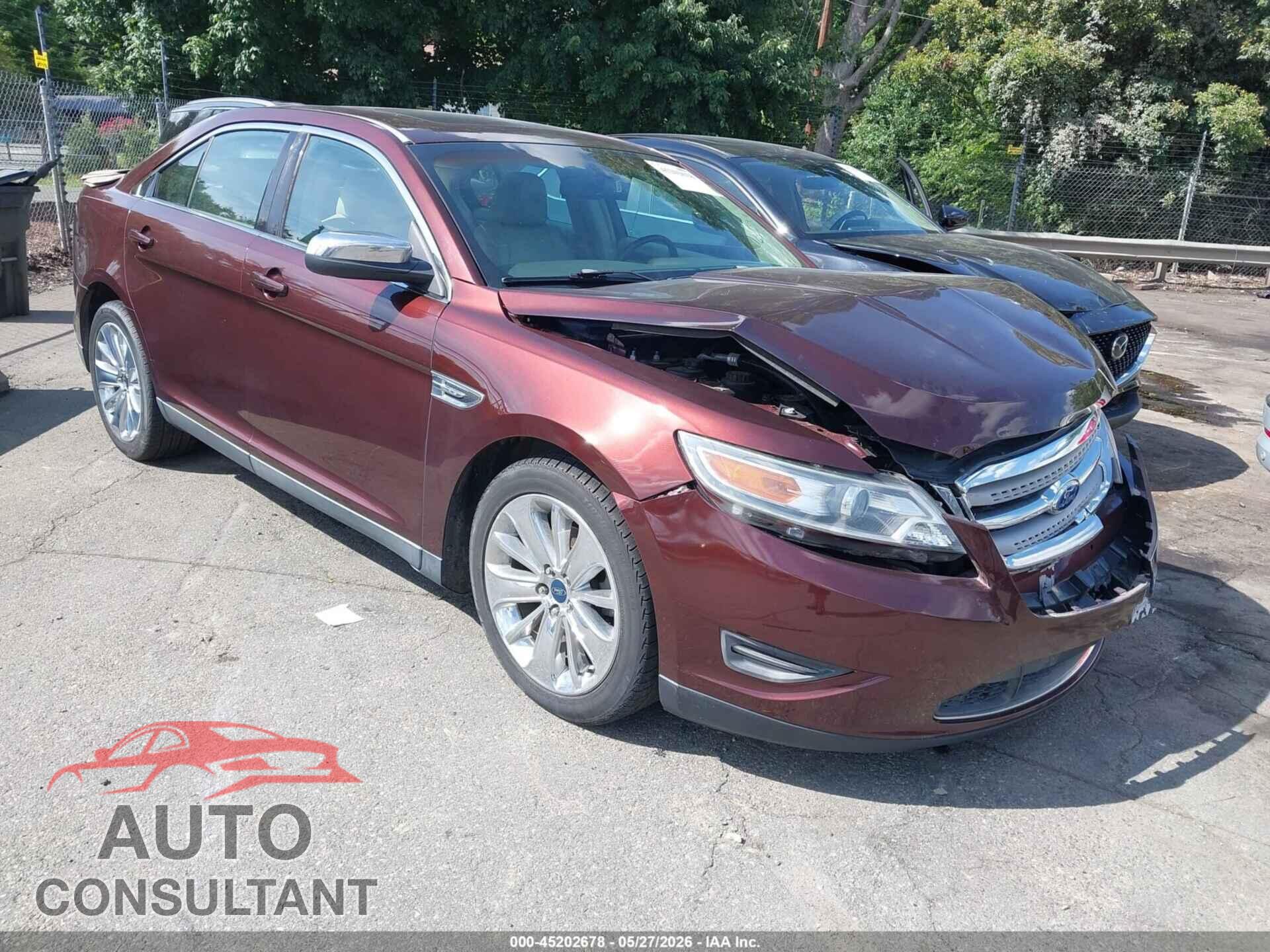 FORD TAURUS 2012 - 1FAHP2FW3CG123007