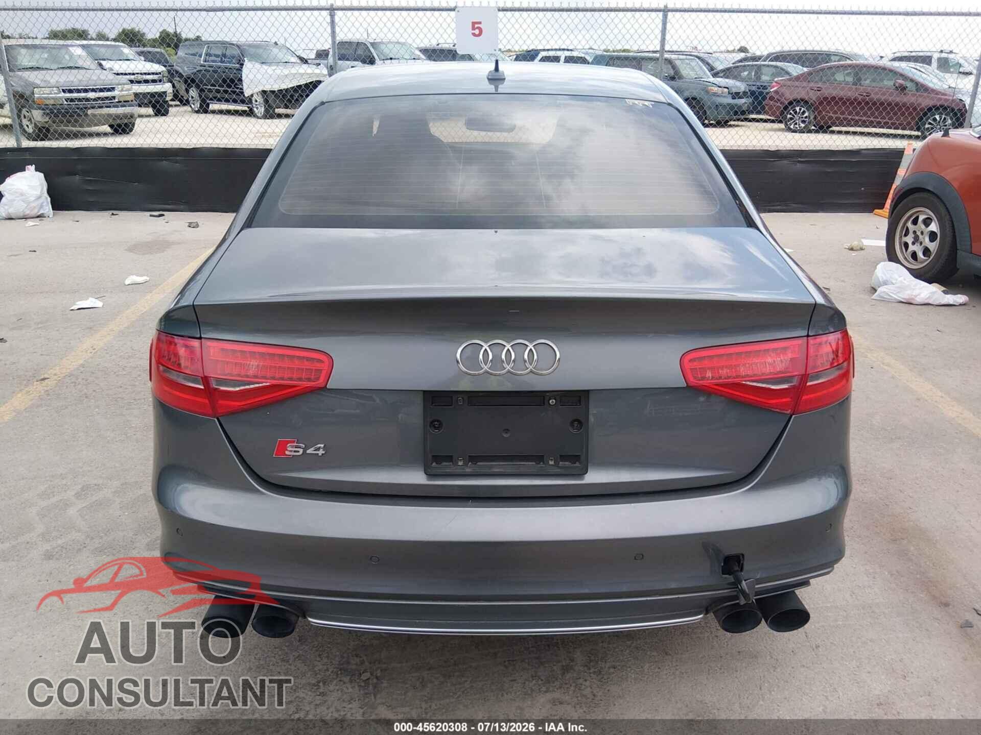 AUDI S4 2014 - WAUBGAFL2EA123793