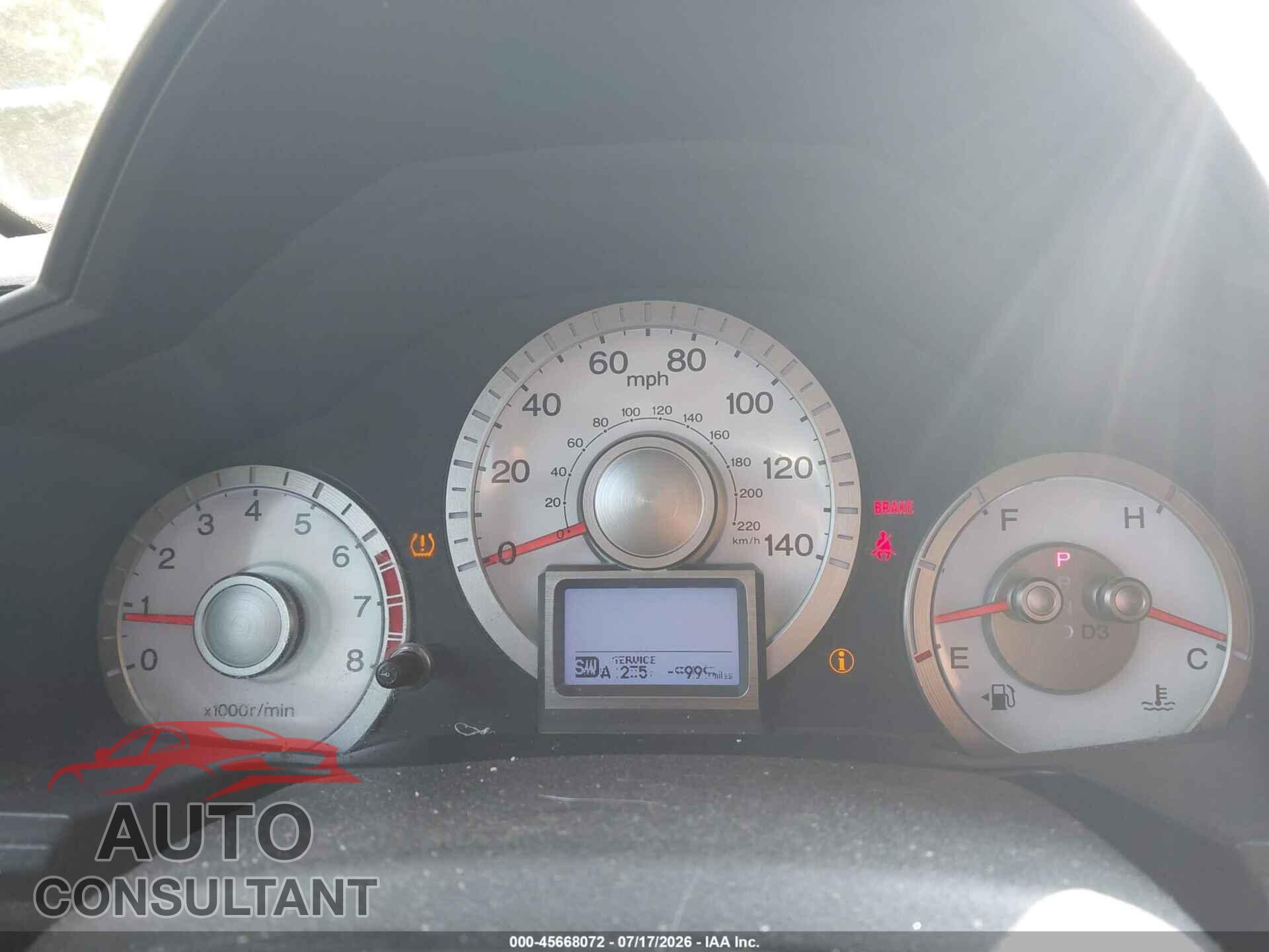 HONDA PILOT 2011 - 5FNYF3H76BB012713