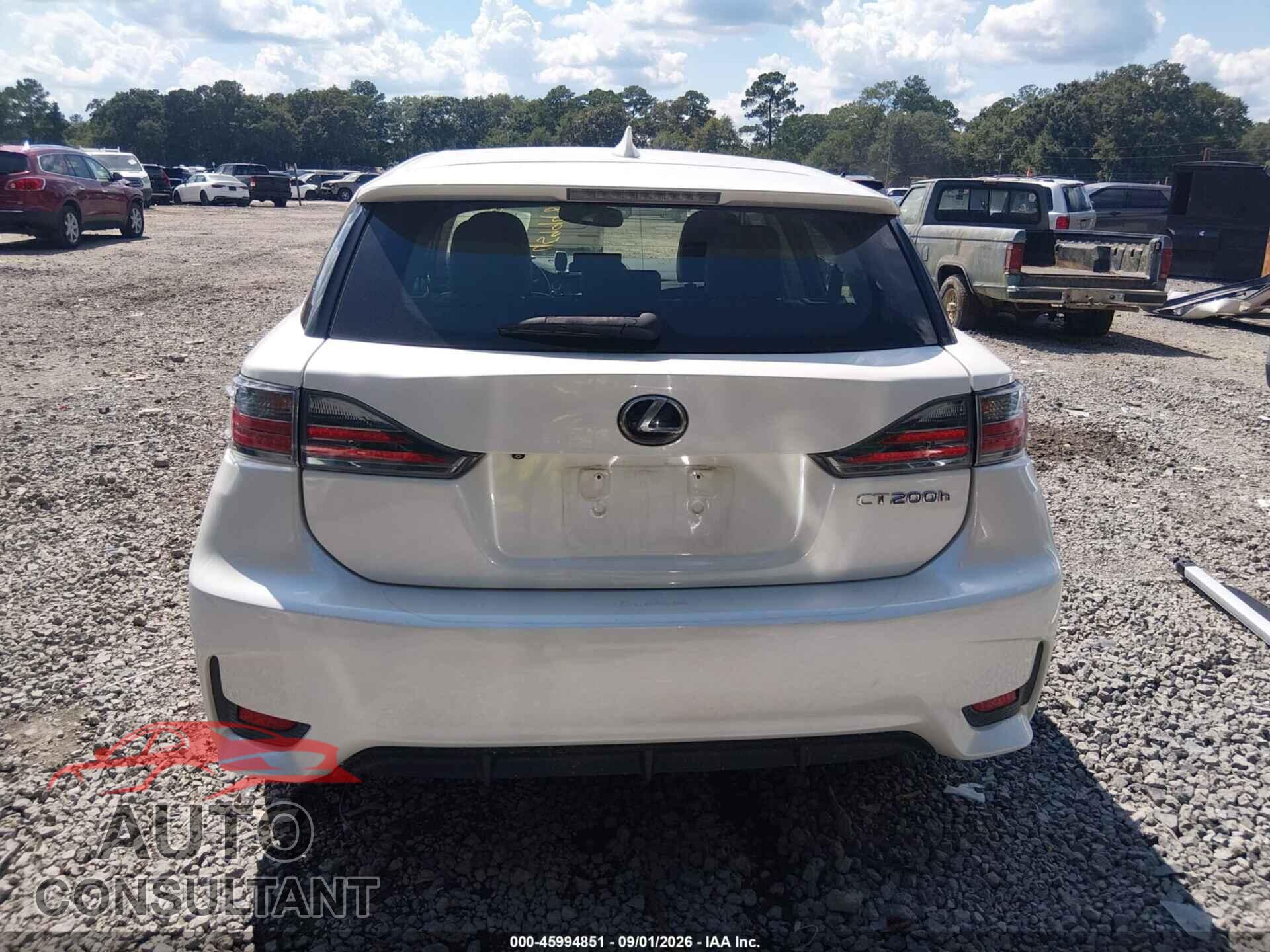 LEXUS CT 200H 2014 - JTHKD5BH4E2181868