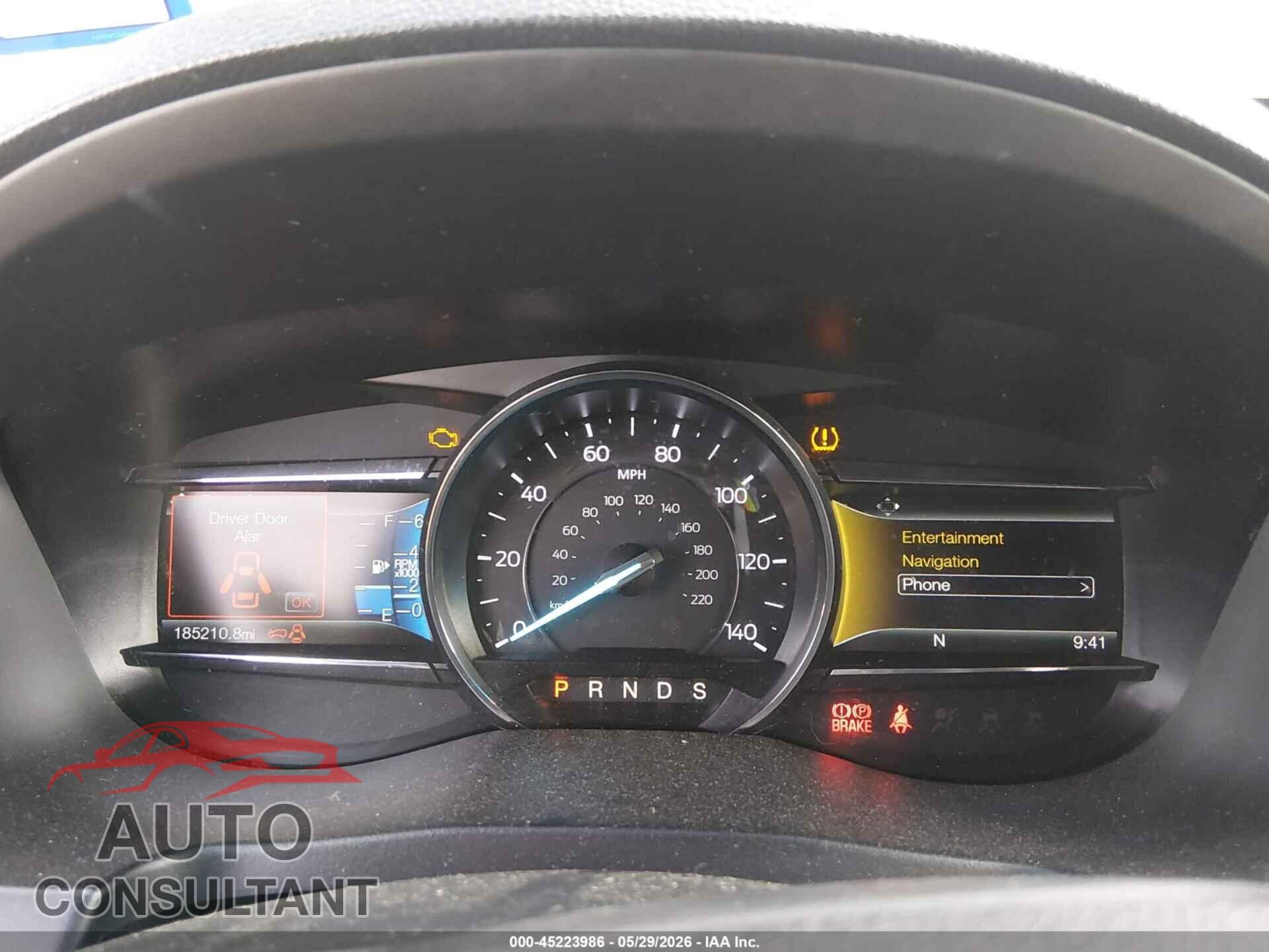 FORD EXPLORER 2017 - 1FM5K8F87HGC93356