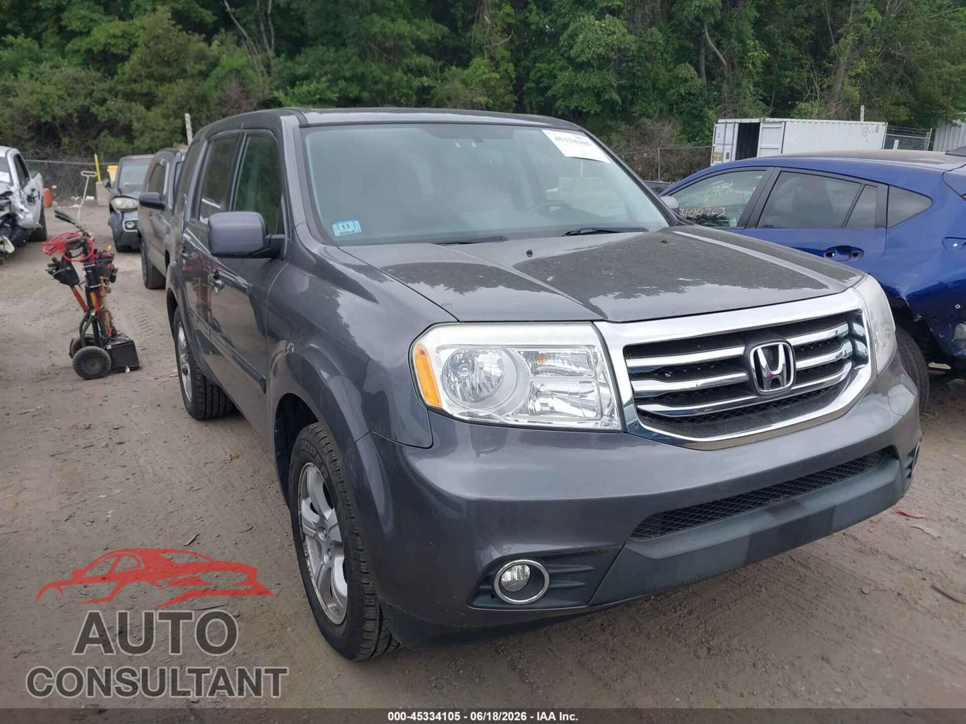 HONDA PILOT 2015 - 5FNYF4H59FB014563