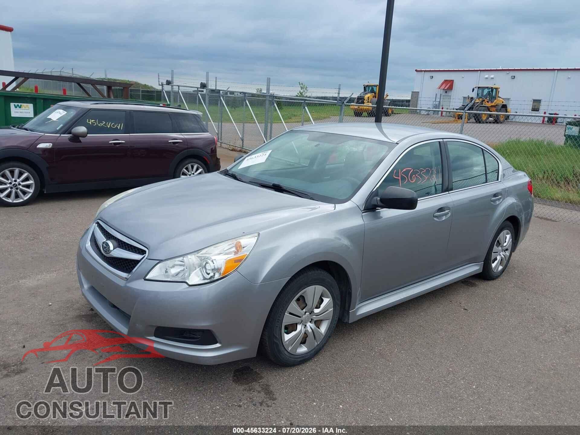 SUBARU LEGACY 2011 - 4S3BMBA68B3223190
