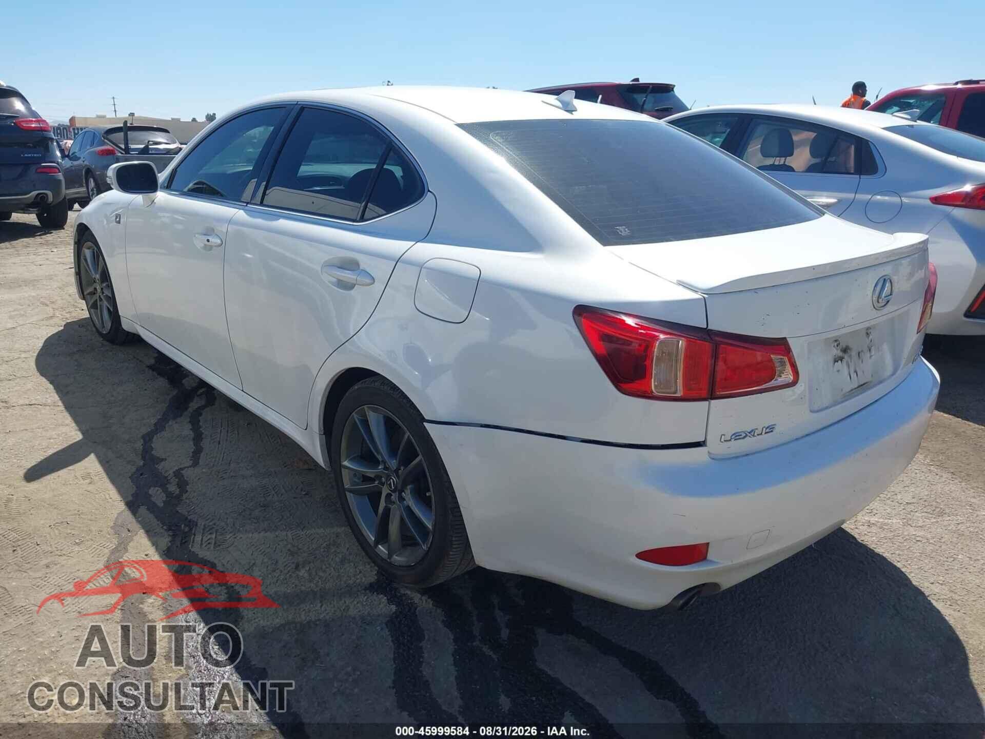LEXUS IS 250 2012 - JTHBF5C28C5180013