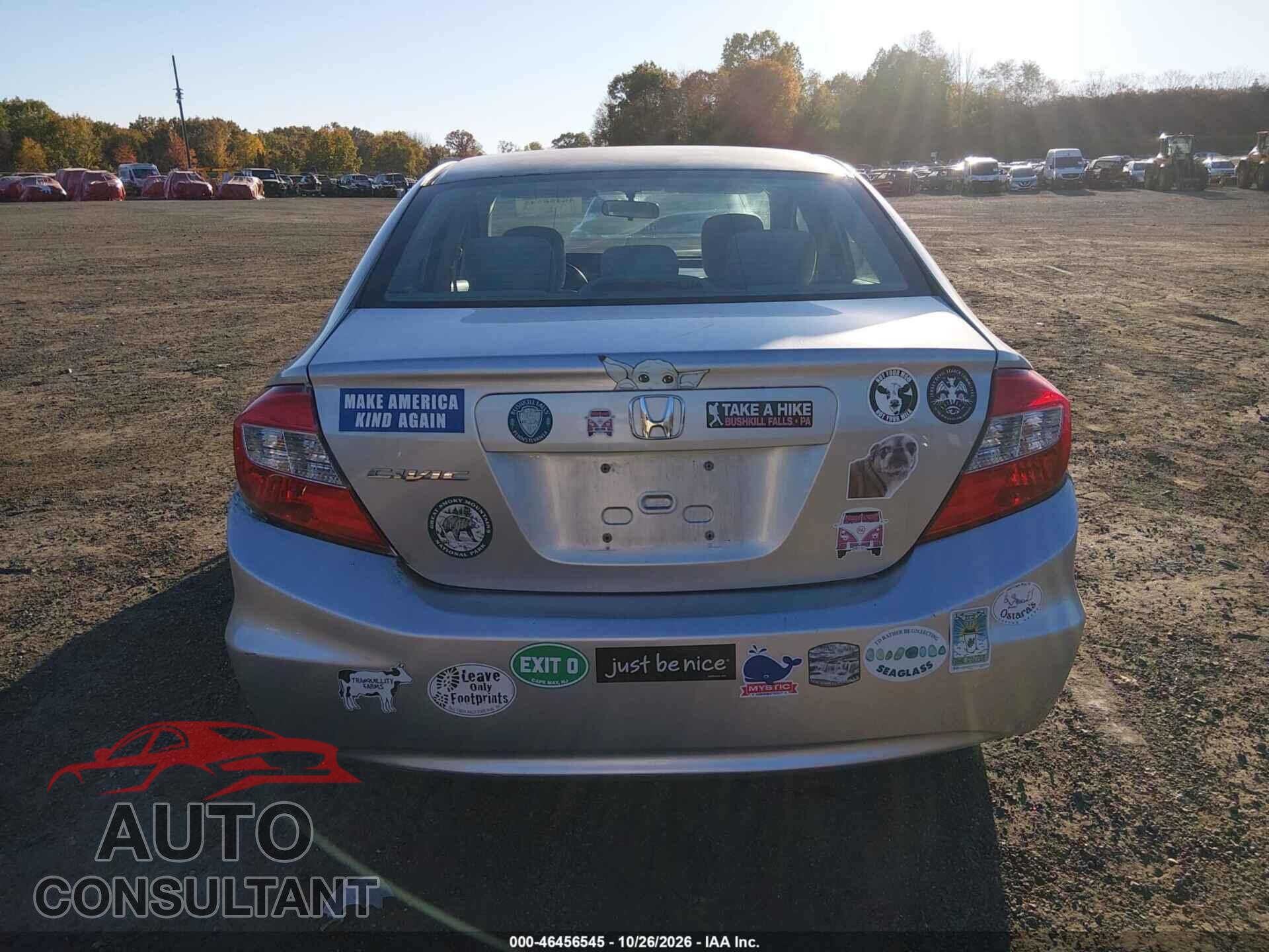 HONDA CIVIC 2012 - 2HGFB2F81CH320751