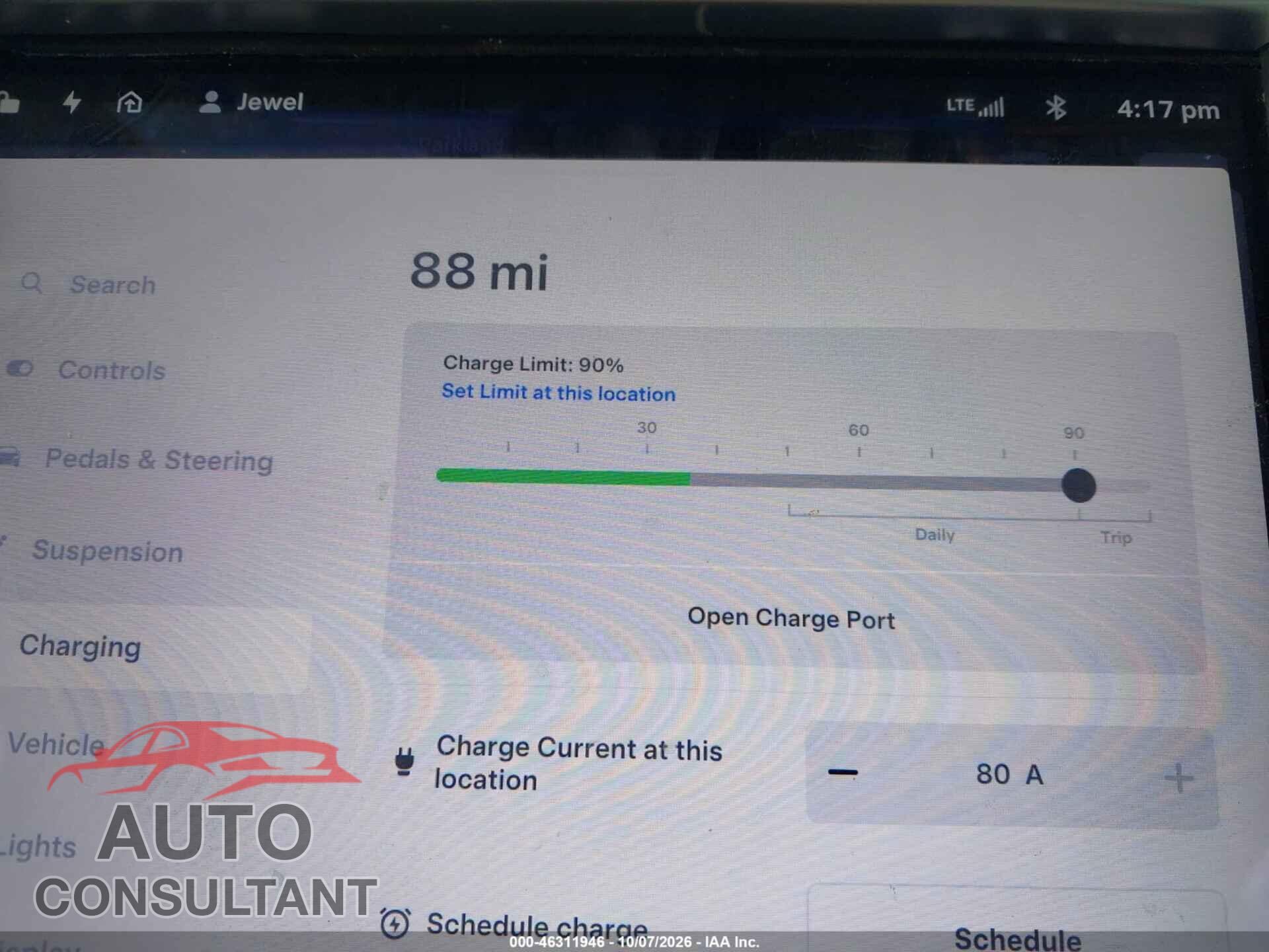 TESLA MODEL S 2013 - 5YJSA1DN3DFP24757