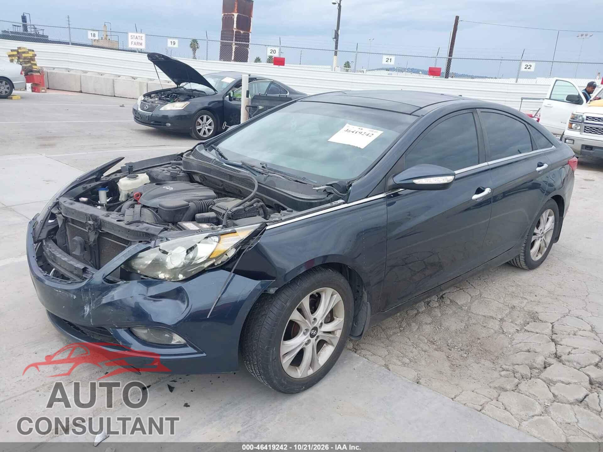 HYUNDAI SONATA 2012 - 5NPEC4AC8CH478512