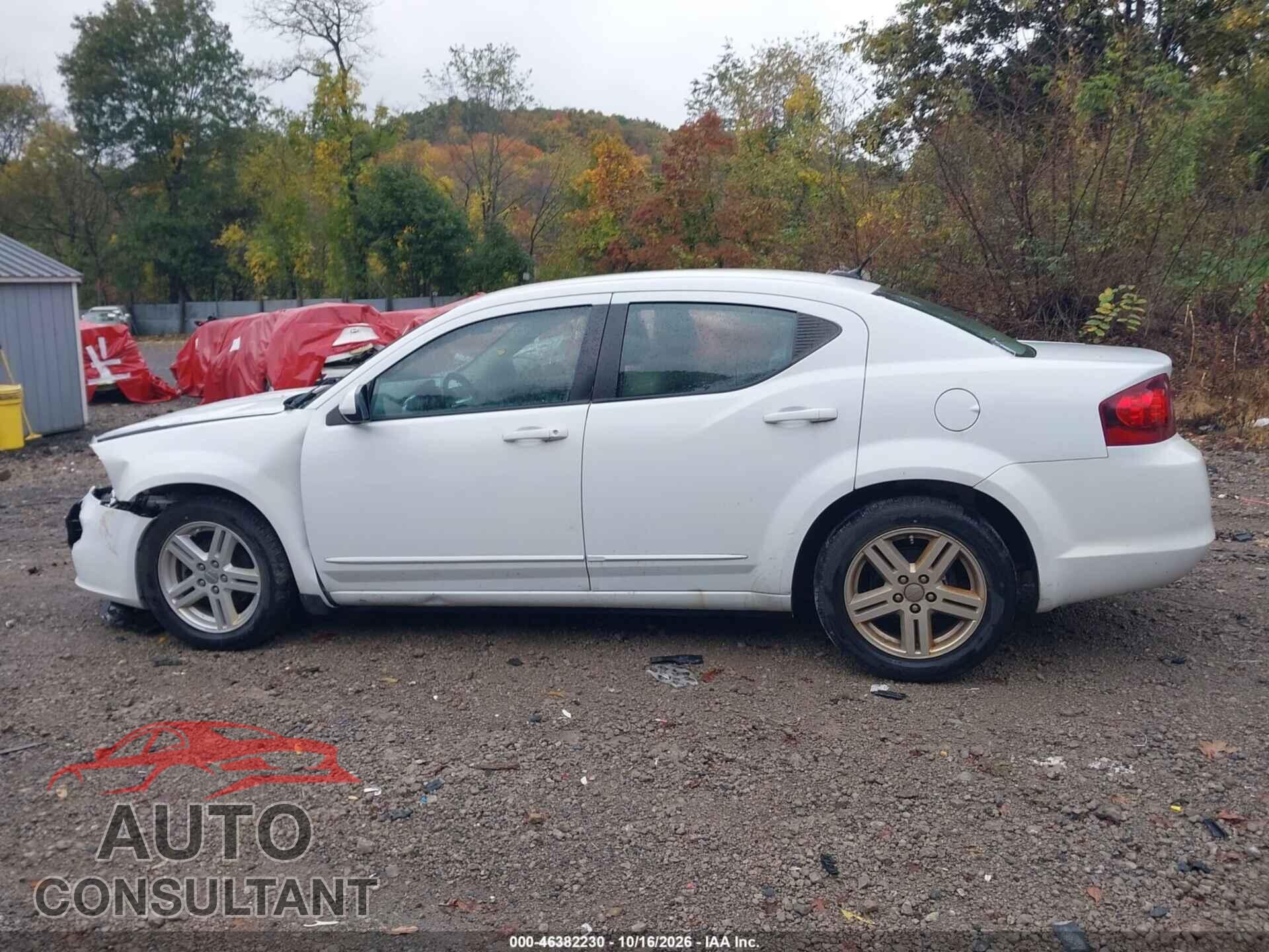 DODGE AVENGER 2013 - 1C3CDZCB9DN663048