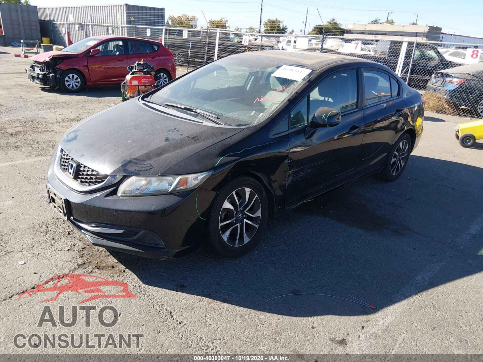 HONDA CIVIC 2013 - 19XFB2F84DE228853