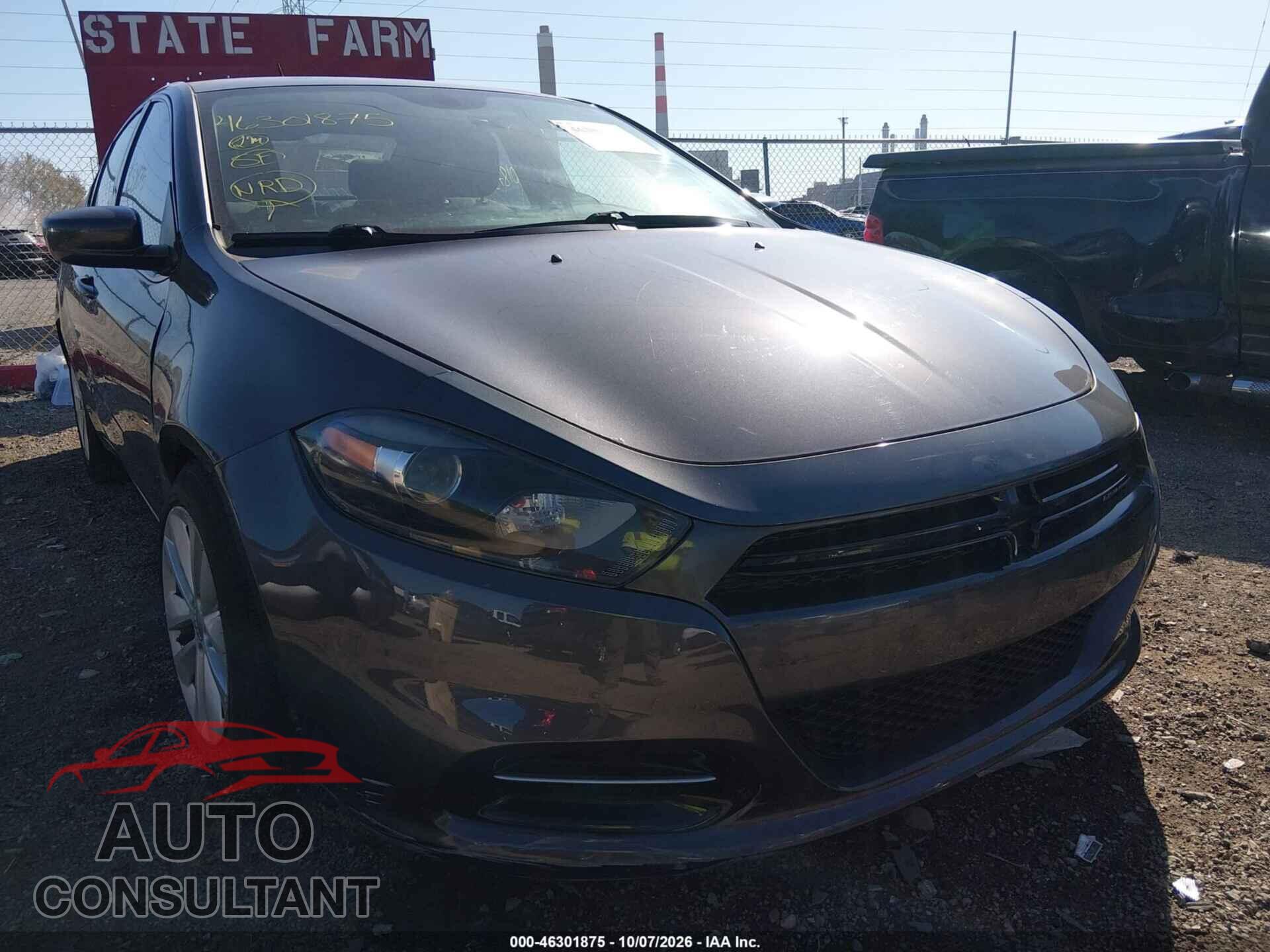 DODGE DART 2014 - 1C3CDFBB3ED870087