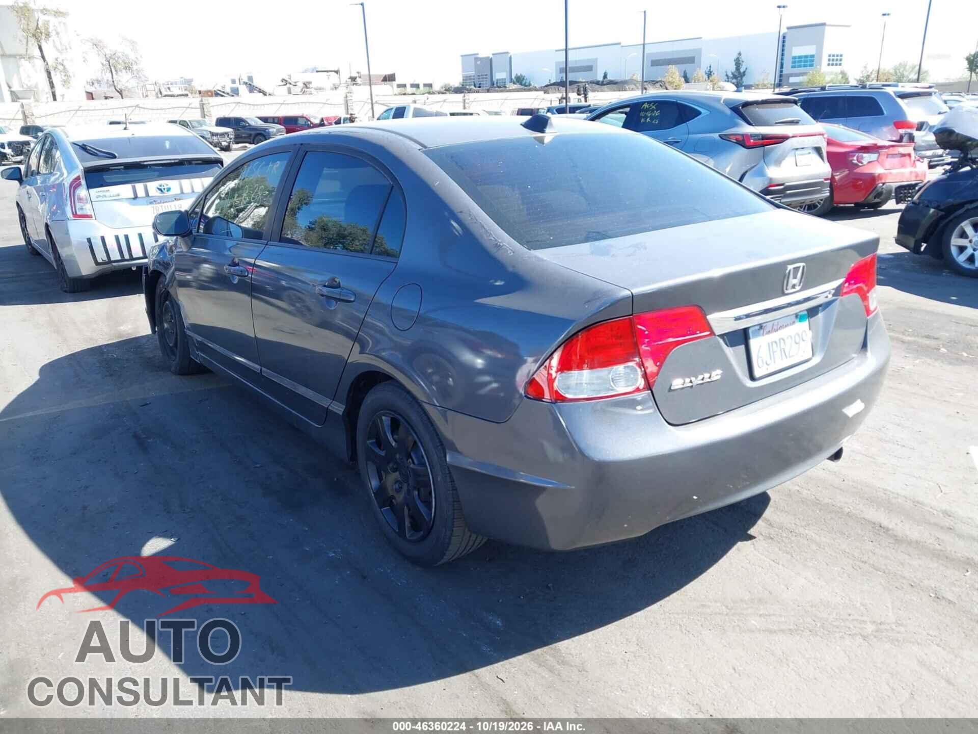 HONDA CIVIC 2009 - 19XFA16559E051580
