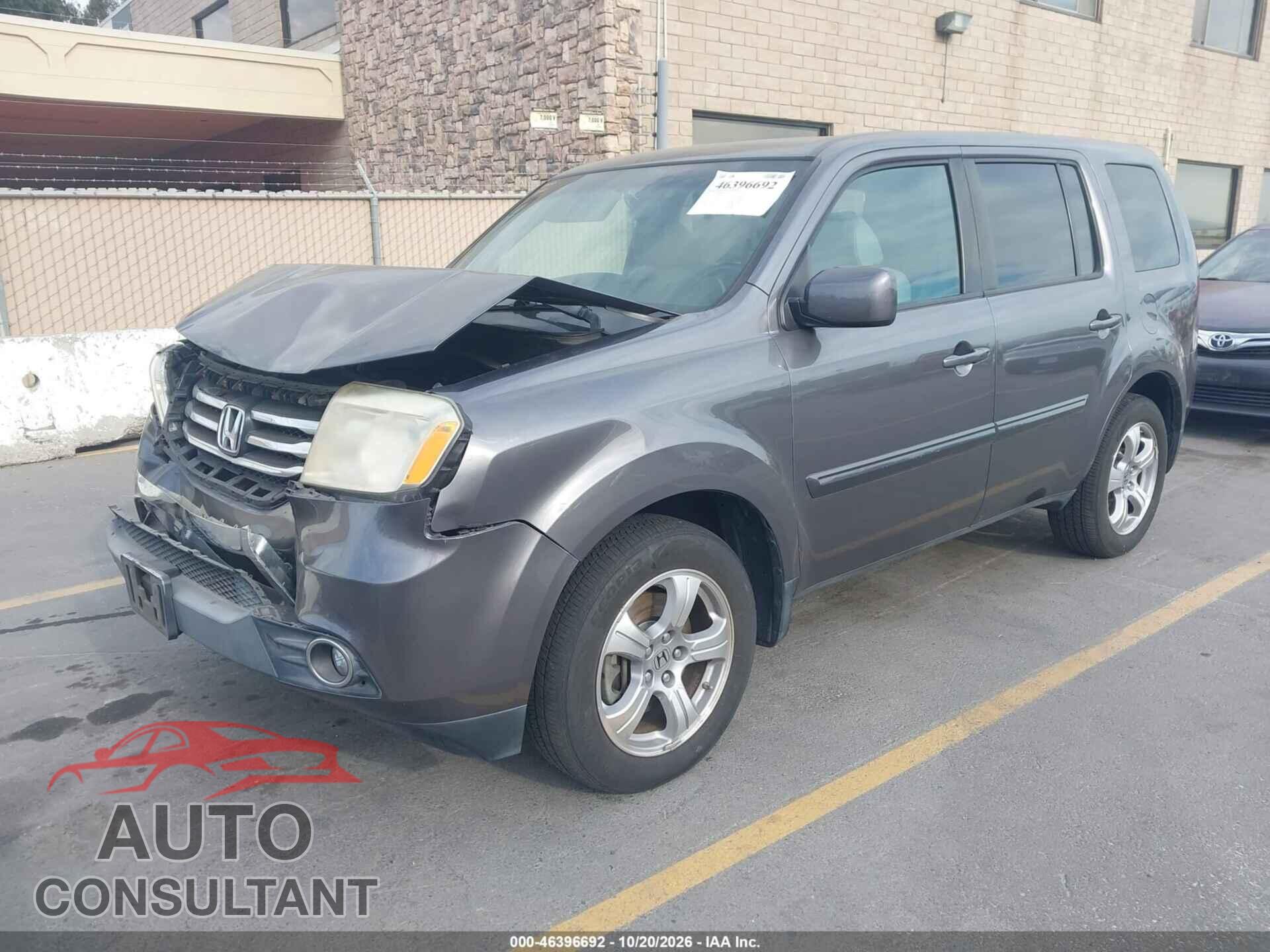 HONDA PILOT 2014 - 5FNYF3H53EB011103